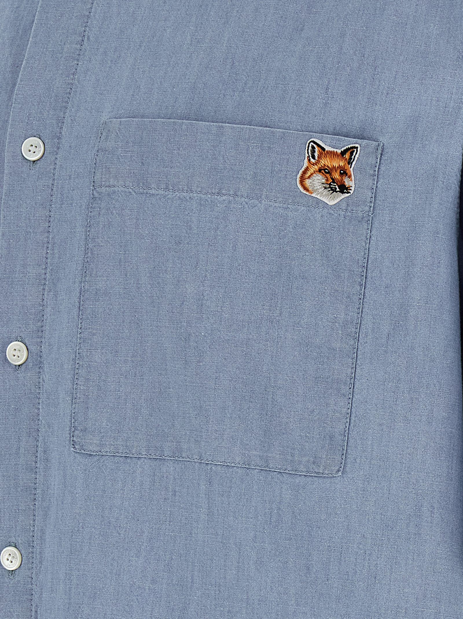 Maison Kitsune 'Fox Head' Shirt Size US S / EU 44-46 / 1 - 4 Thumbnail