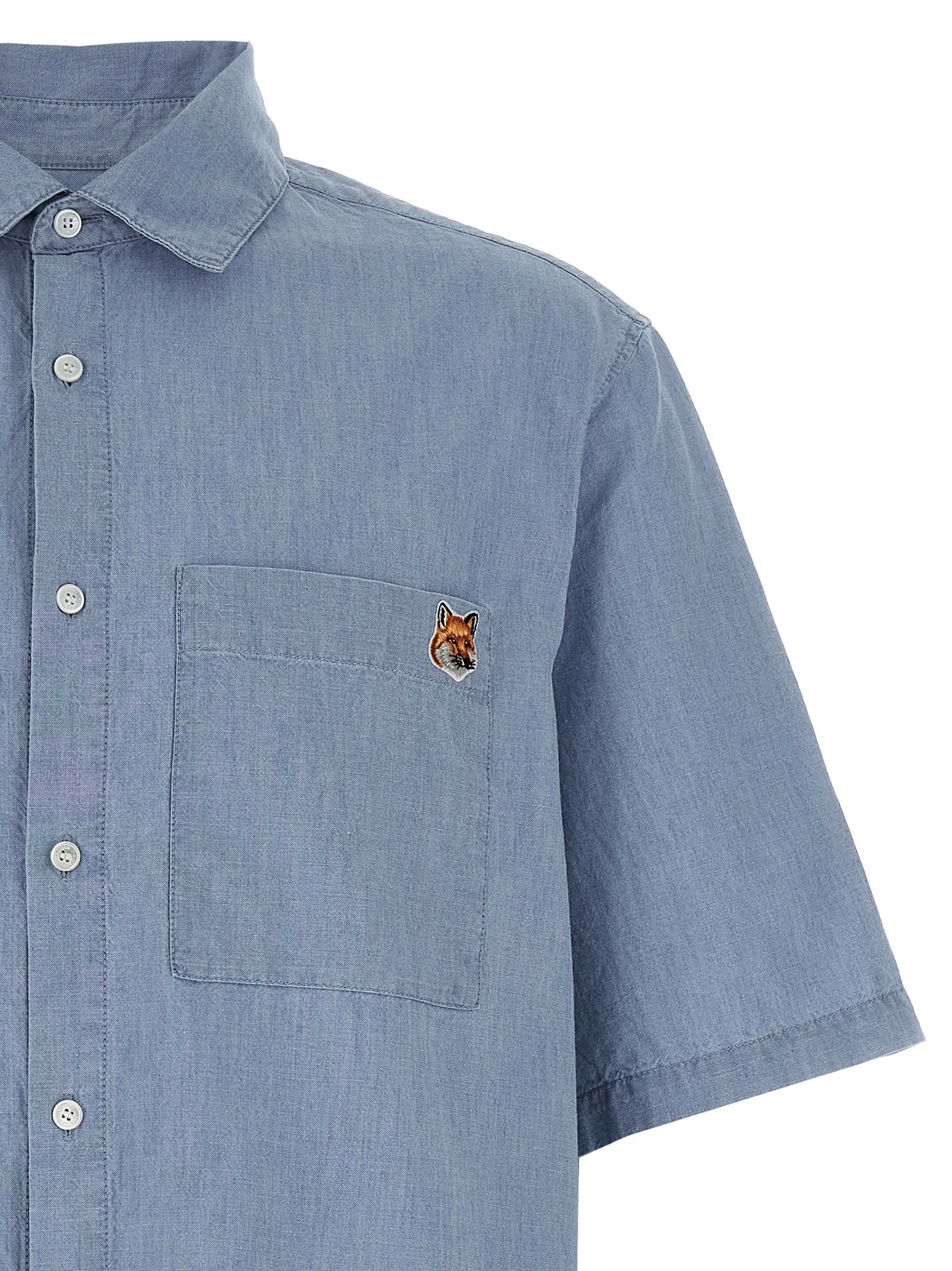 Maison Kitsune 'Fox Head' Shirt Size US S / EU 44-46 / 1 - 3 Thumbnail