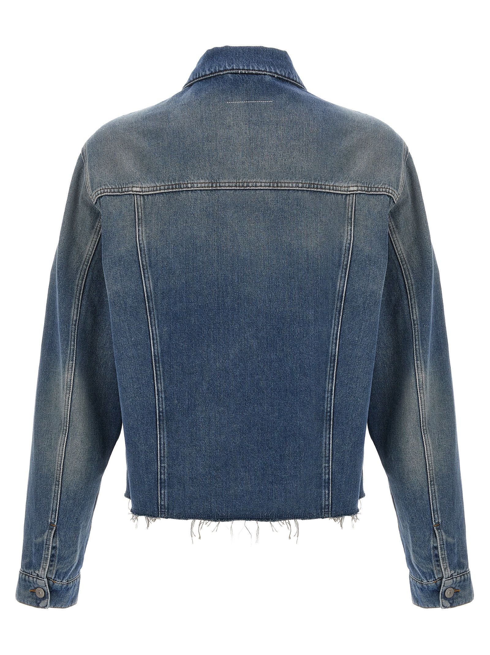 Maison Margiela Raw Cut Denim Jacket Size US M / EU 48-50 / 2 - 2 Thumbnail