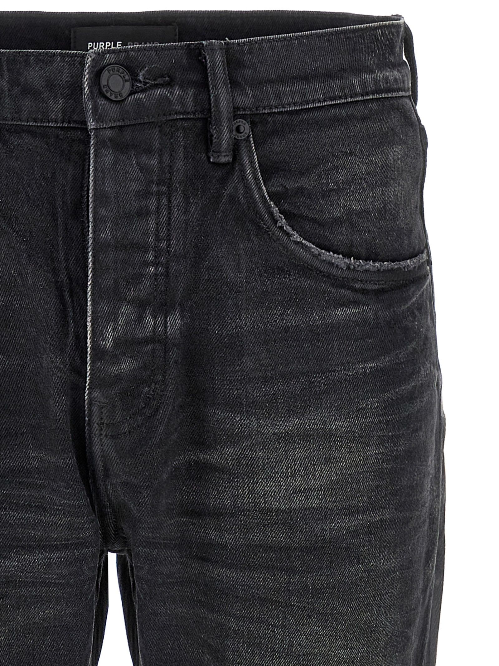 Purple 'P005 Double Dip Coated' Jeans Size US 31 - 3 Thumbnail