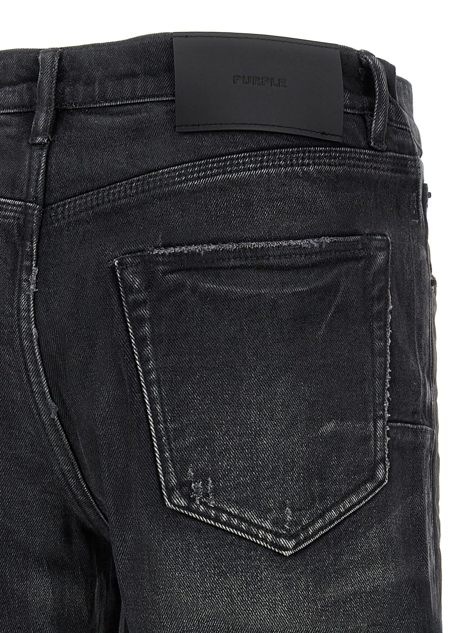 Purple 'P005 Double Dip Coated' Jeans Size US 31 - 4 Thumbnail