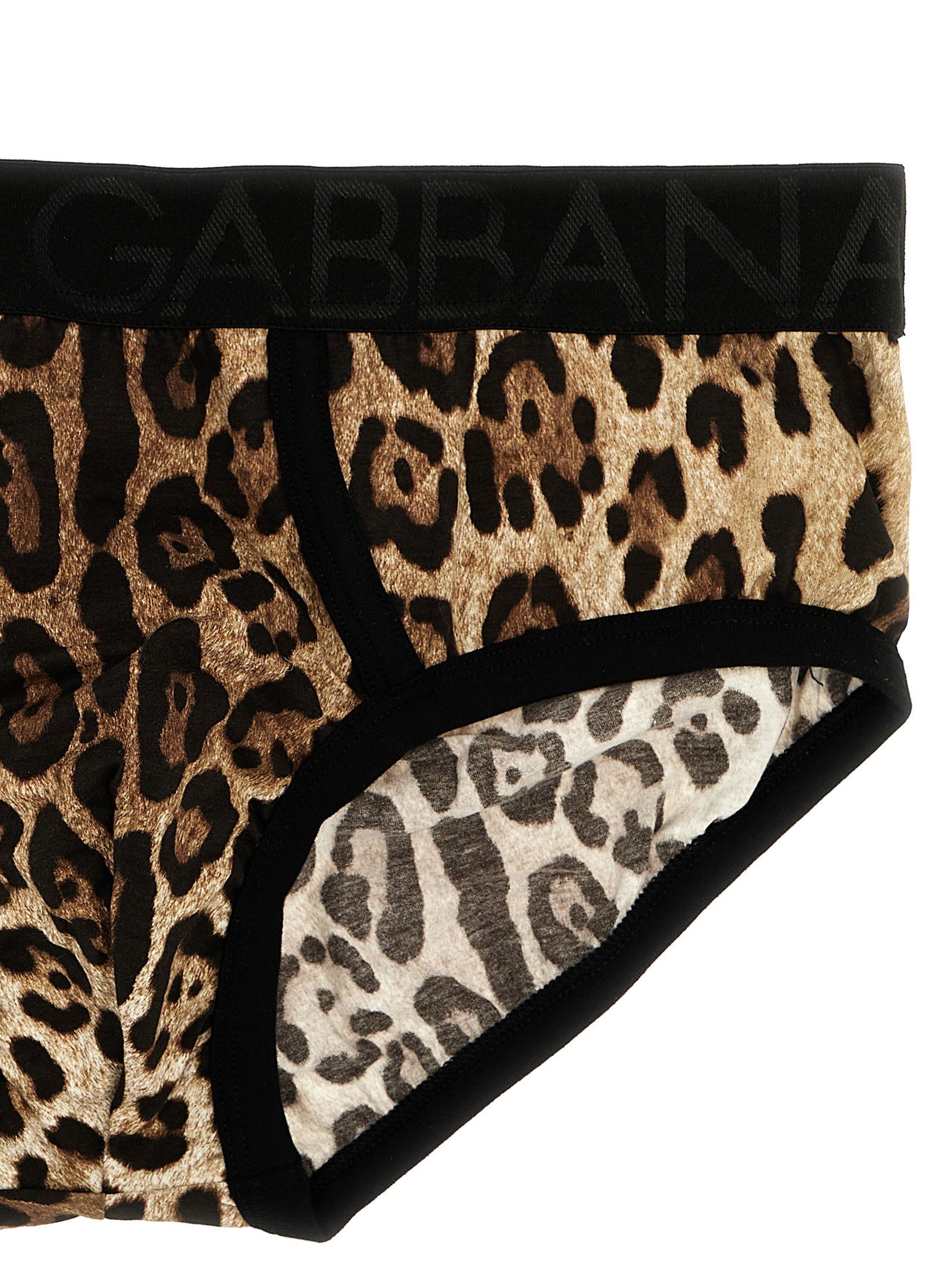 Dolce & Gabbana Animal Print Brief Size ONE SIZE - 3 Thumbnail