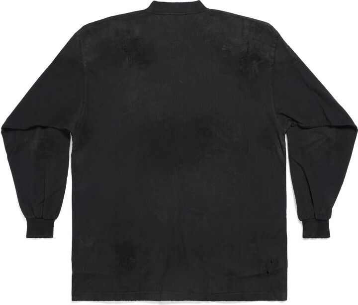 Balenciaga Skater Longsleeve T-Shirt Oversized Size US L / EU 52-54 / 3 - 2 Thumbnail