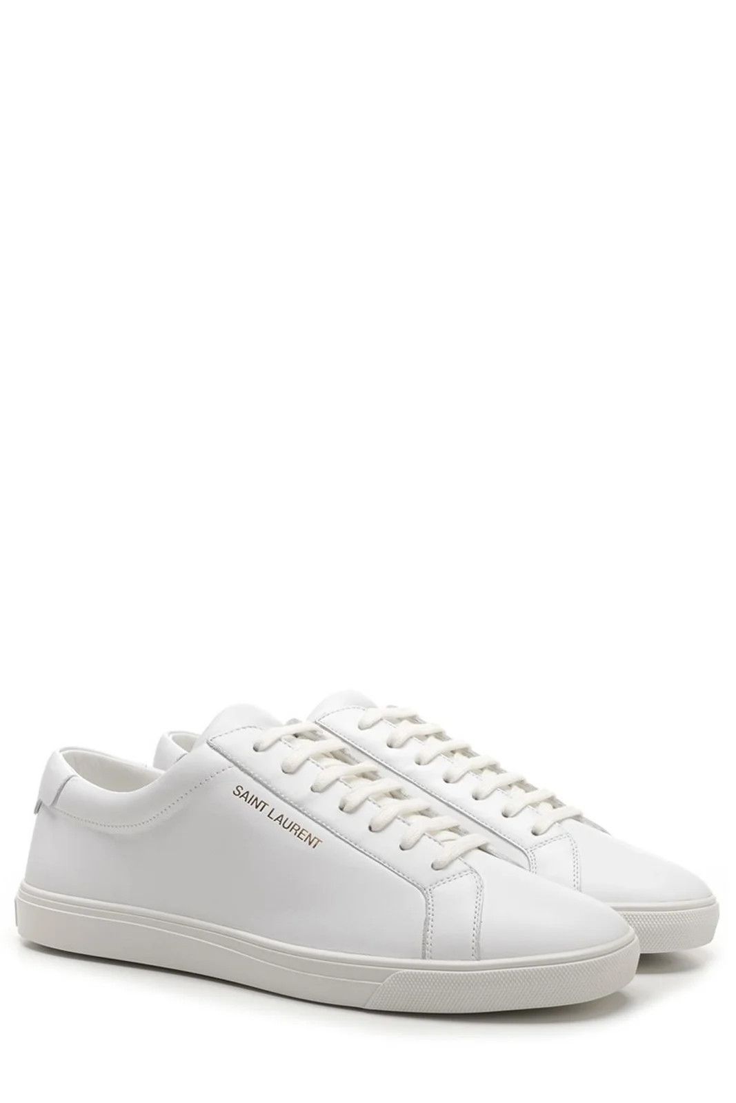 Saint Laurent Paris Saint Laurent Andy Lace-Up Sneakers in white Size US 10 / EU 43 - 2 Thumbnail