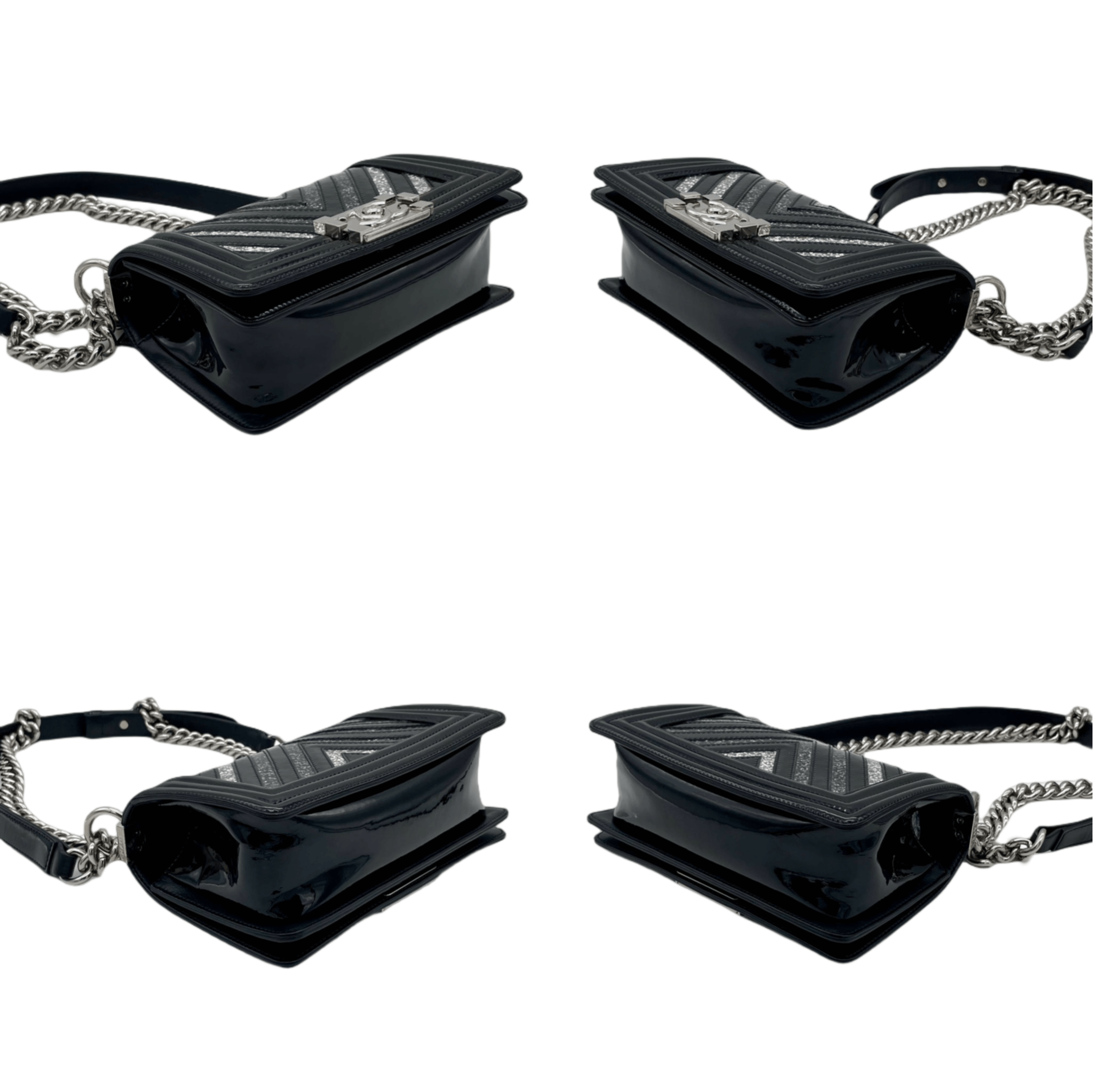 Chanel Chanel Boy V-Stitch Chain Shoulder Bag Size ONE SIZE - 7 Thumbnail