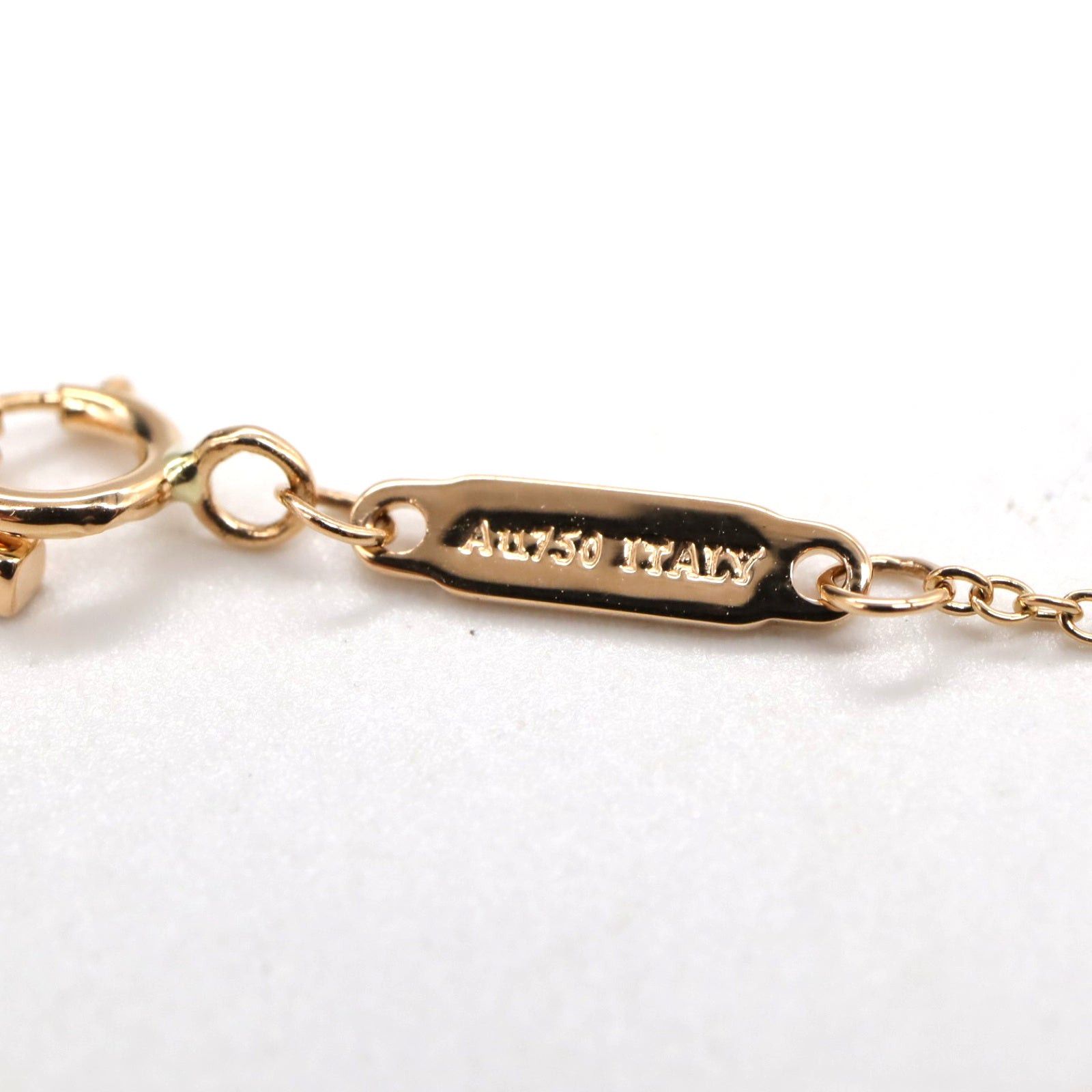 Tiffany & Co. Tiffany Co T-Smile Mini Necklace Pink Sapphire K18Pg (Pink Gold) Size ONE SIZE - 5 Thumbnail