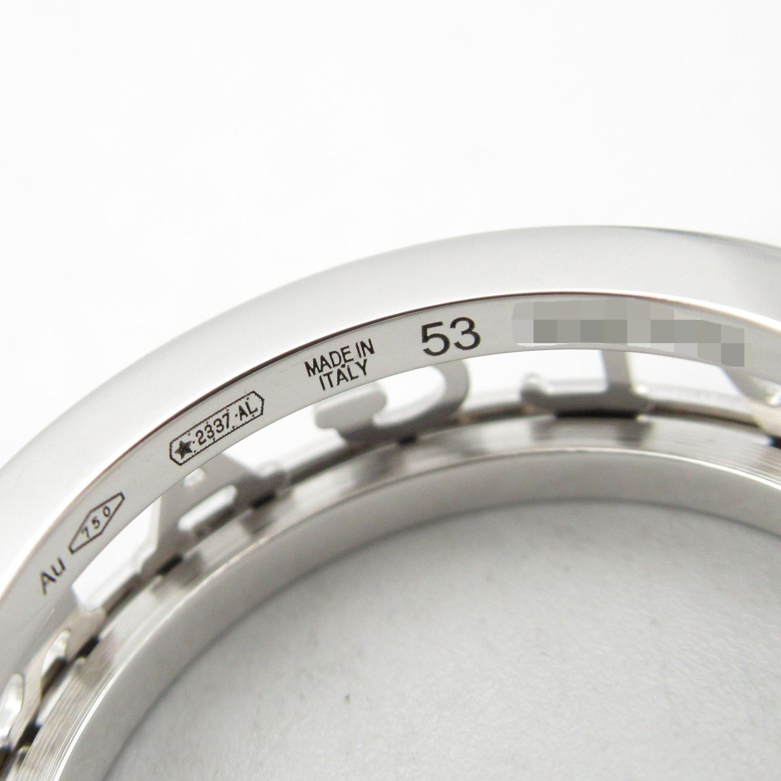 Bvlgari Bvlgari Logo Spiral Ring K18Wg (White Gold) Silver Size ONE SIZE - 4 Thumbnail