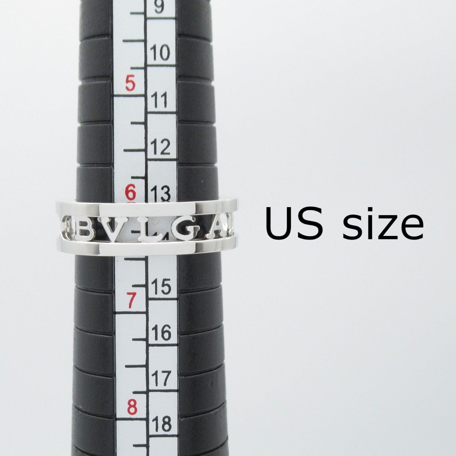 Bvlgari Bvlgari Logo Spiral Ring K18Wg (White Gold) Silver Size ONE SIZE - 7 Thumbnail