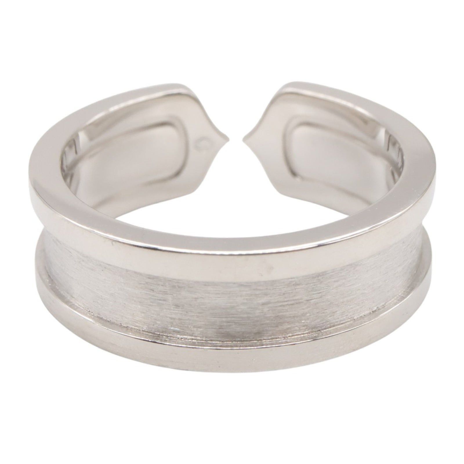 Cartier Cartier C2 Ring K18Wg (White Gold) Silver Size ONE SIZE - 3 Thumbnail