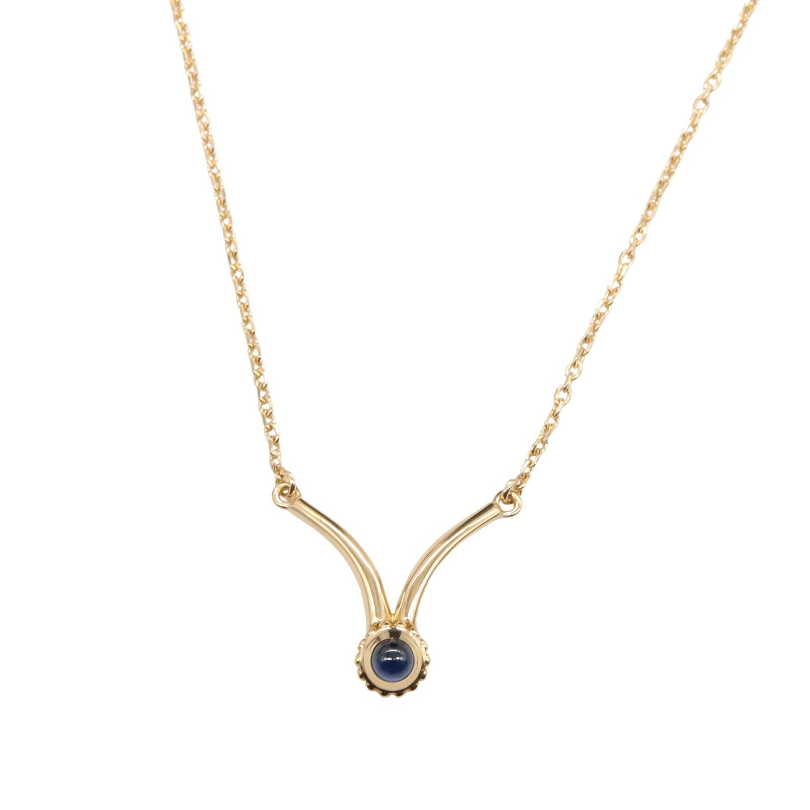 Cartier Cartier Sapphire Necklace K18 (Yellow Gold) Blue Size ONE SIZE - 2 Thumbnail