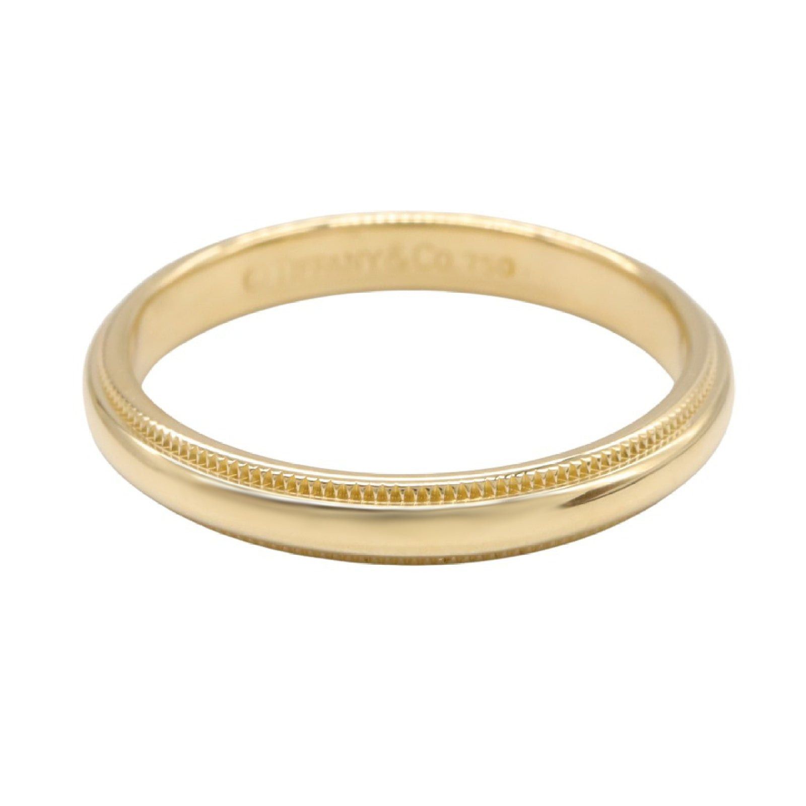 Tiffany & Co. Tiffany Co Milgrain Ring K18 (Yellow Gold) Gold Size ONE SIZE - 2 Thumbnail
