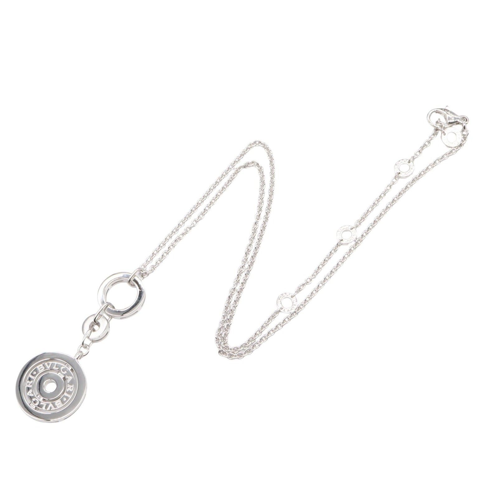 Bvlgari Bvlgari Astraire Cherki Necklace K18Wg (White Gold) Silver Size ONE SIZE - 3 Thumbnail