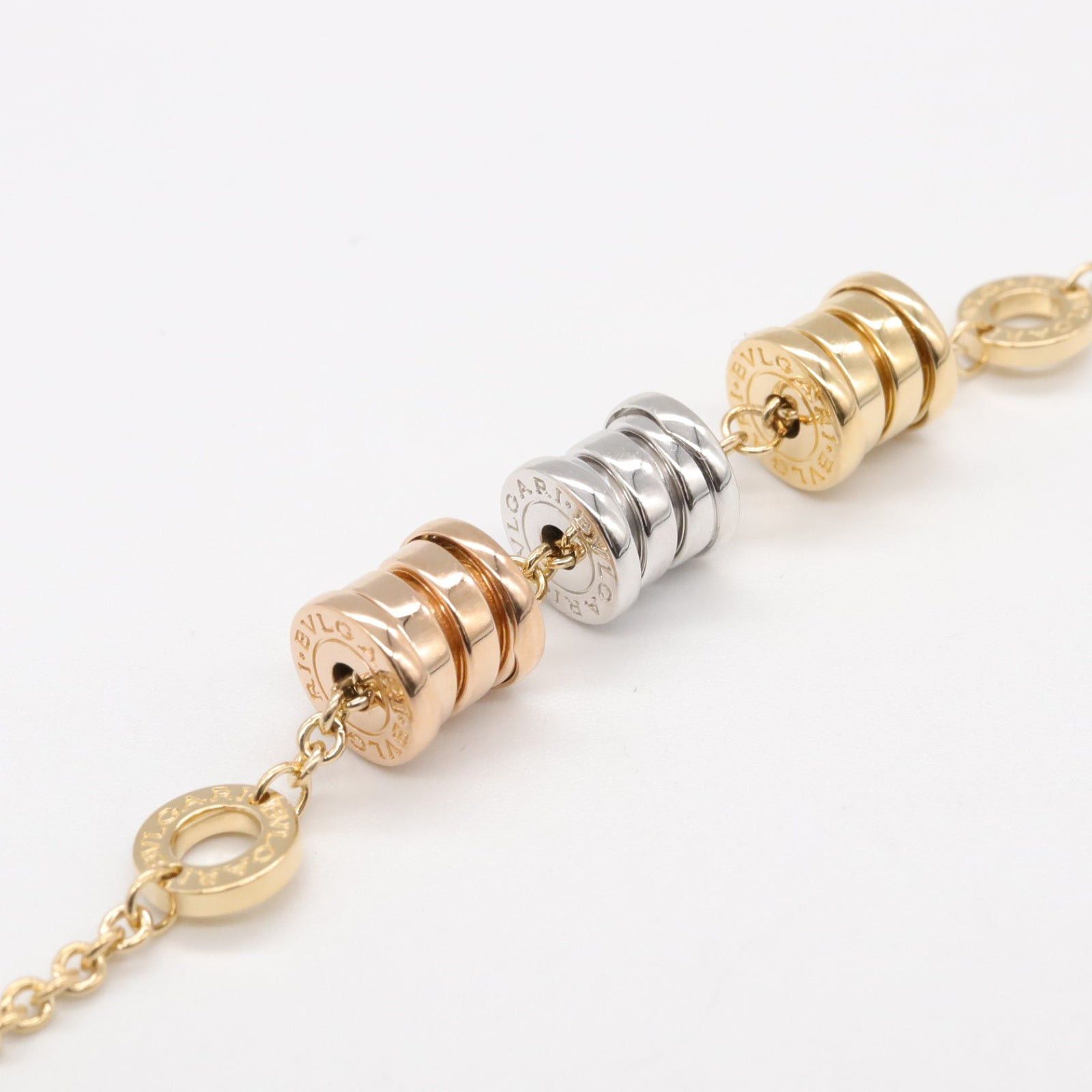 Bvlgari Bvlgari B Zero One Element Bracelet K18 (Yellow Gold) K18Wg (White (Pink Gold Size ONE SIZE - 4 Thumbnail