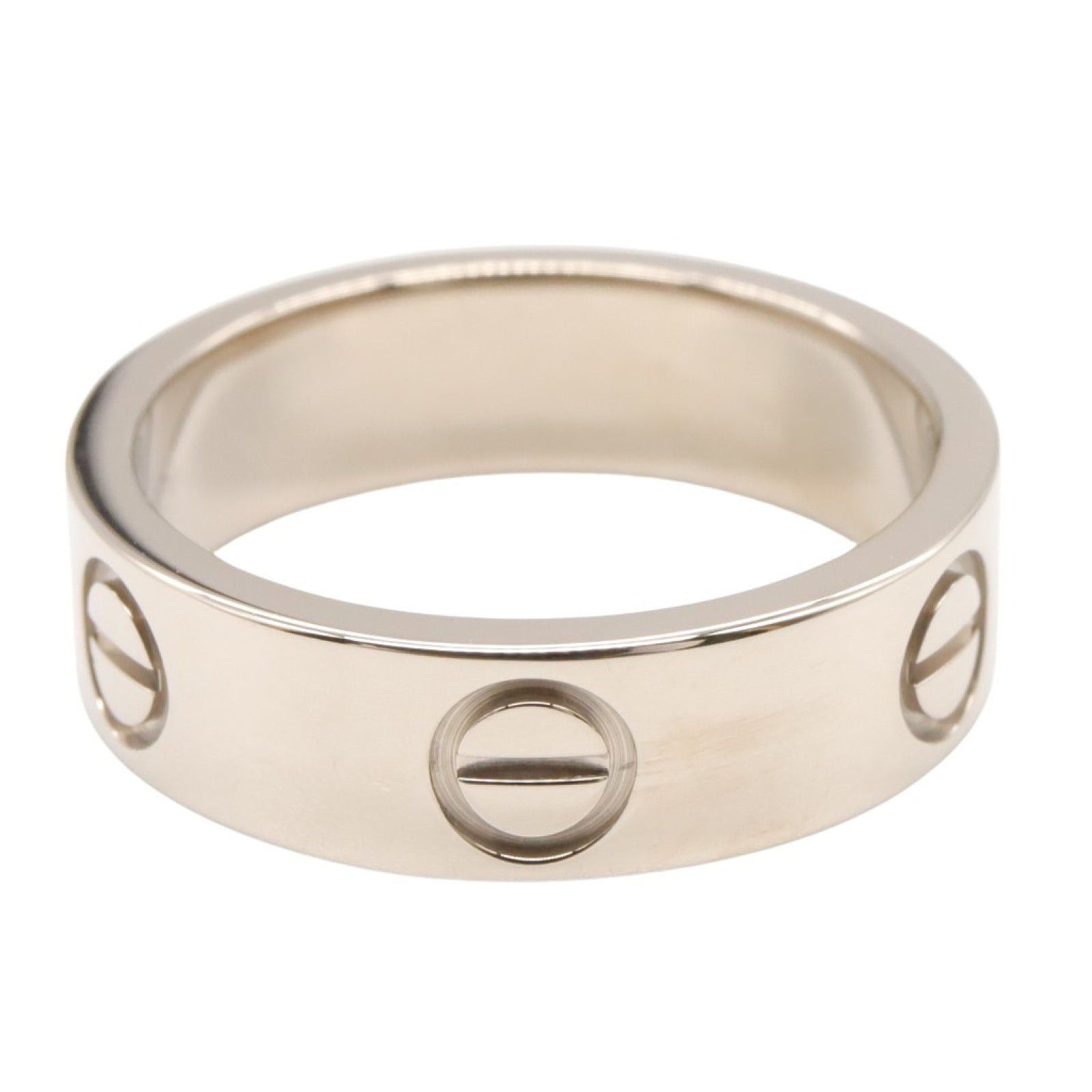 Cartier Cartier Love Ring K18Wg (White Gold) Silver Size ONE SIZE - 3 Thumbnail
