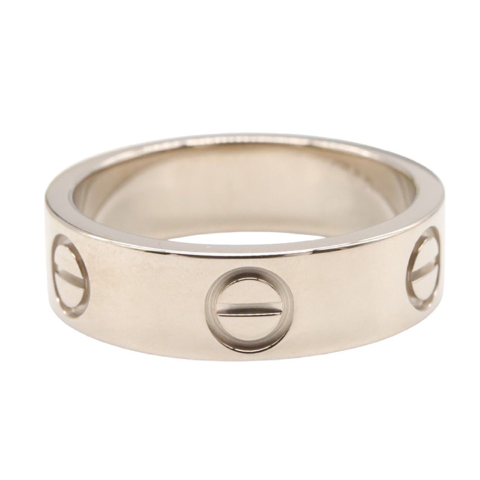 Cartier Cartier Love Ring K18Wg (White Gold) Silver Size ONE SIZE - 2 Thumbnail