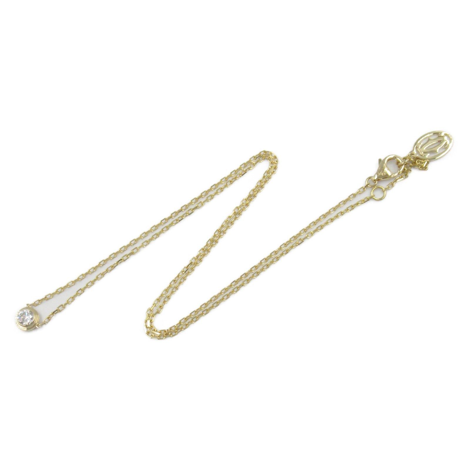 Cartier Cartier Amour Necklace Lm K18 (Yellow Gold) Diamond Clear Size ONE SIZE - 3 Thumbnail