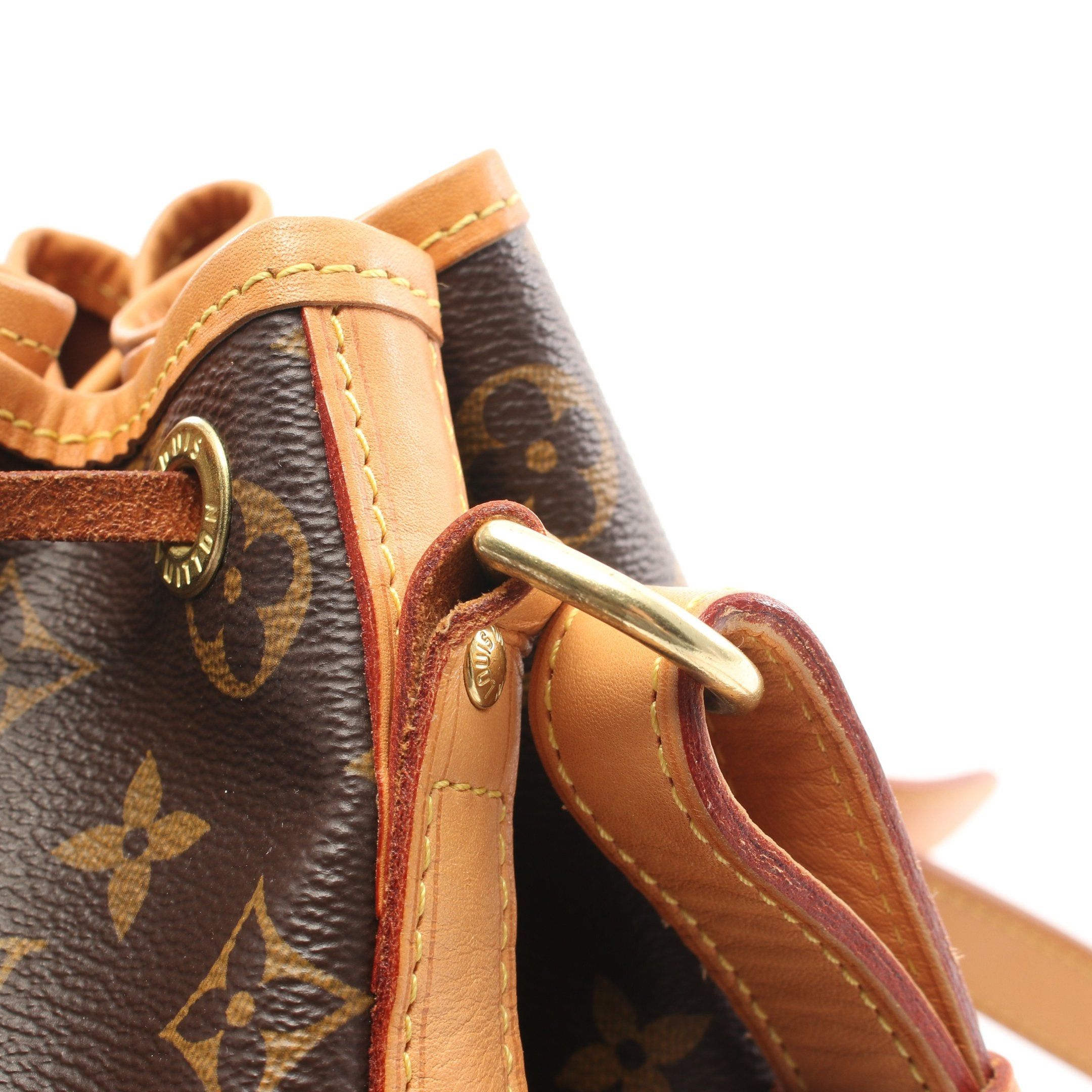 Louis Vuitton Louis Vuitton Noe Bb Monogram Shoulder Bag Leather Brown Size ONE SIZE - 11 Thumbnail