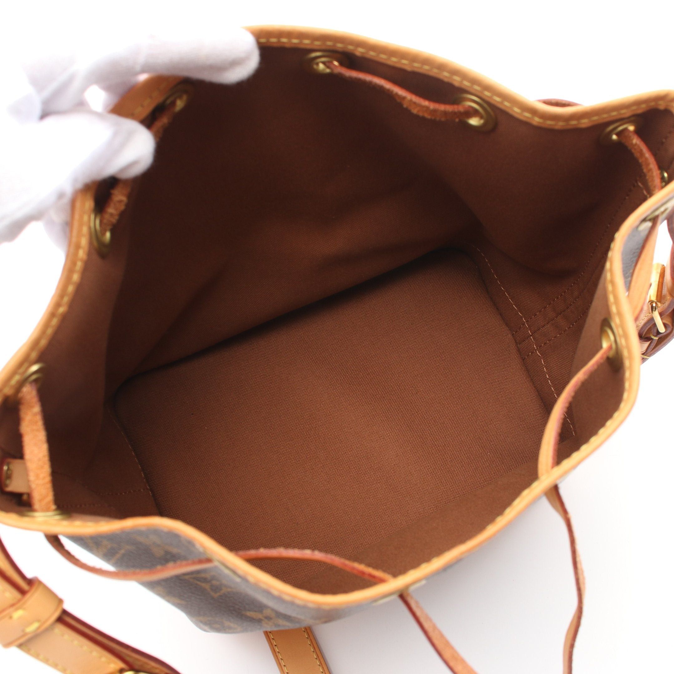 Louis Vuitton Louis Vuitton Noe Bb Monogram Shoulder Bag Leather Brown Size ONE SIZE - 3 Thumbnail