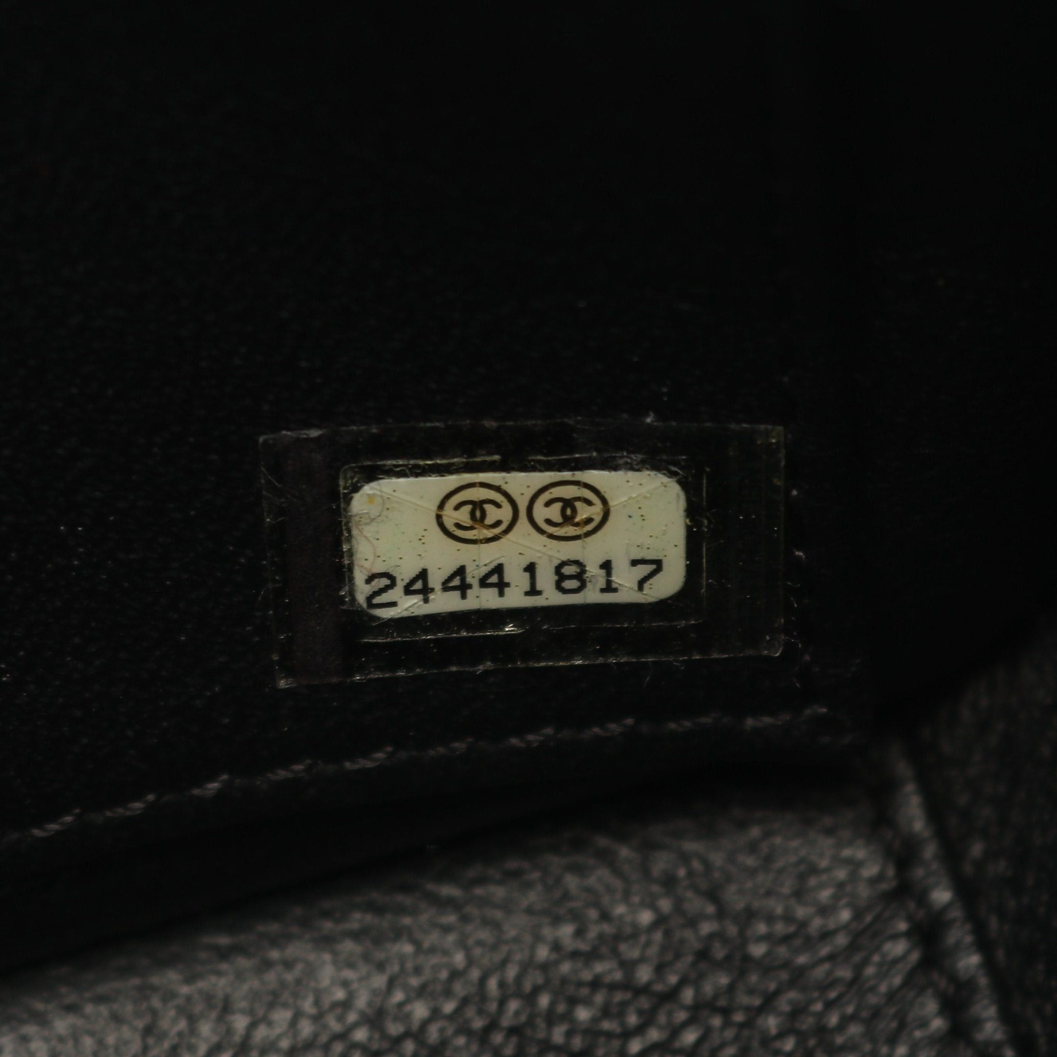 Chanel Chanel Chevron V-Stitch Chain Shoulder Bag Lambskin Black Gold Hardware Size ONE SIZE - 5 Thumbnail