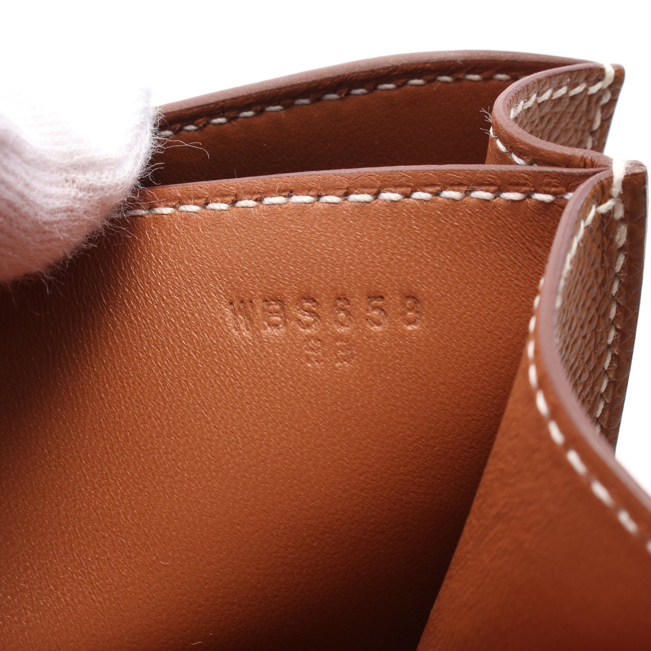 Hermes Hermes Constance 3 Mini Miroir Gold Shoulder Bag Veau Epsom Brown Hardware Double Engraved Size ONE SIZE - 5 Thumbnail
