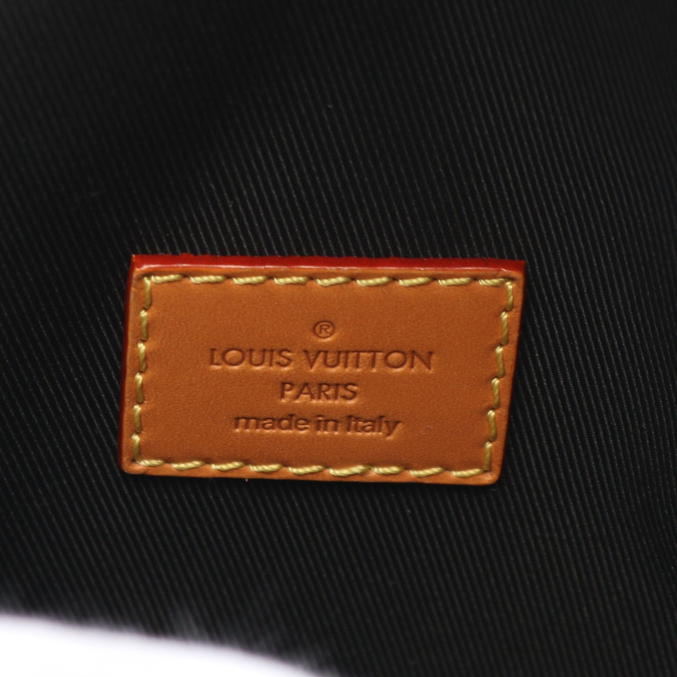 Louis Vuitton Louis Vuitton Louis Vuitton * Nigo Amazon Messenger Damier Ebene Giant Monogram Shoulder Bag Leather Brown Black Size ONE SIZE - 4 Thumbnail