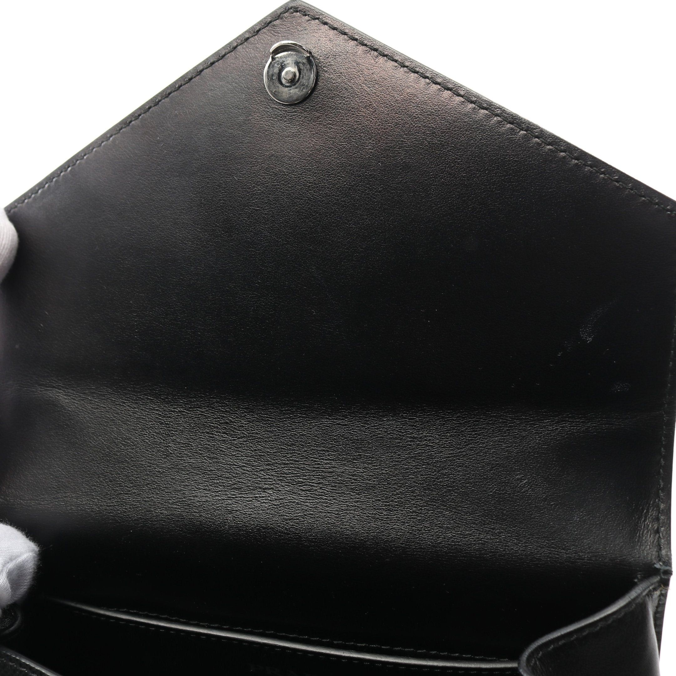 Prada Prada Chain Shoulder Bag Saffiano Leather Black Robot Patch Size ONE SIZE - 5 Thumbnail
