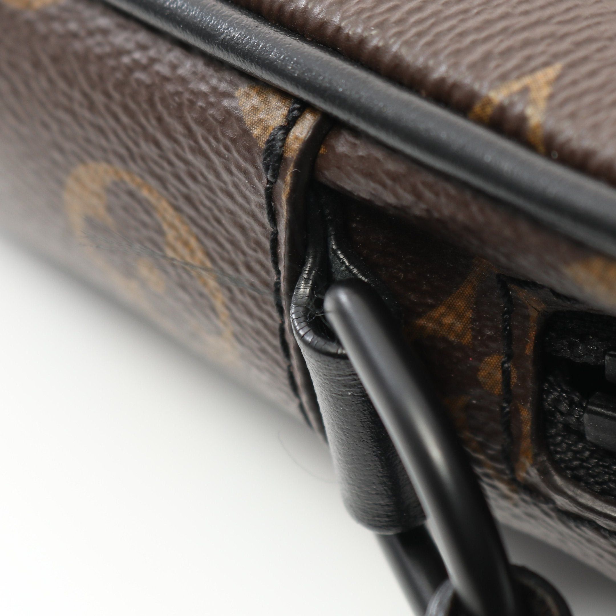 Louis Vuitton Louis Vuitton Christopher Wearable Wallet Monogram Macassar Shoulder Bag Leather Brown Black Size ONE SIZE - 9 Thumbnail