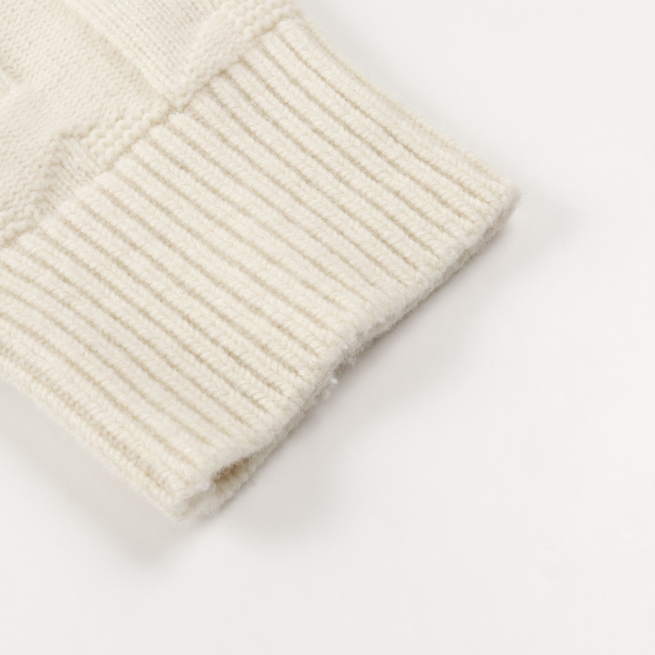 Hermes Hermes H Logo Pullover Hoodie All-Over Pattern Wool Ivory Size ONE SIZE - 5 Thumbnail