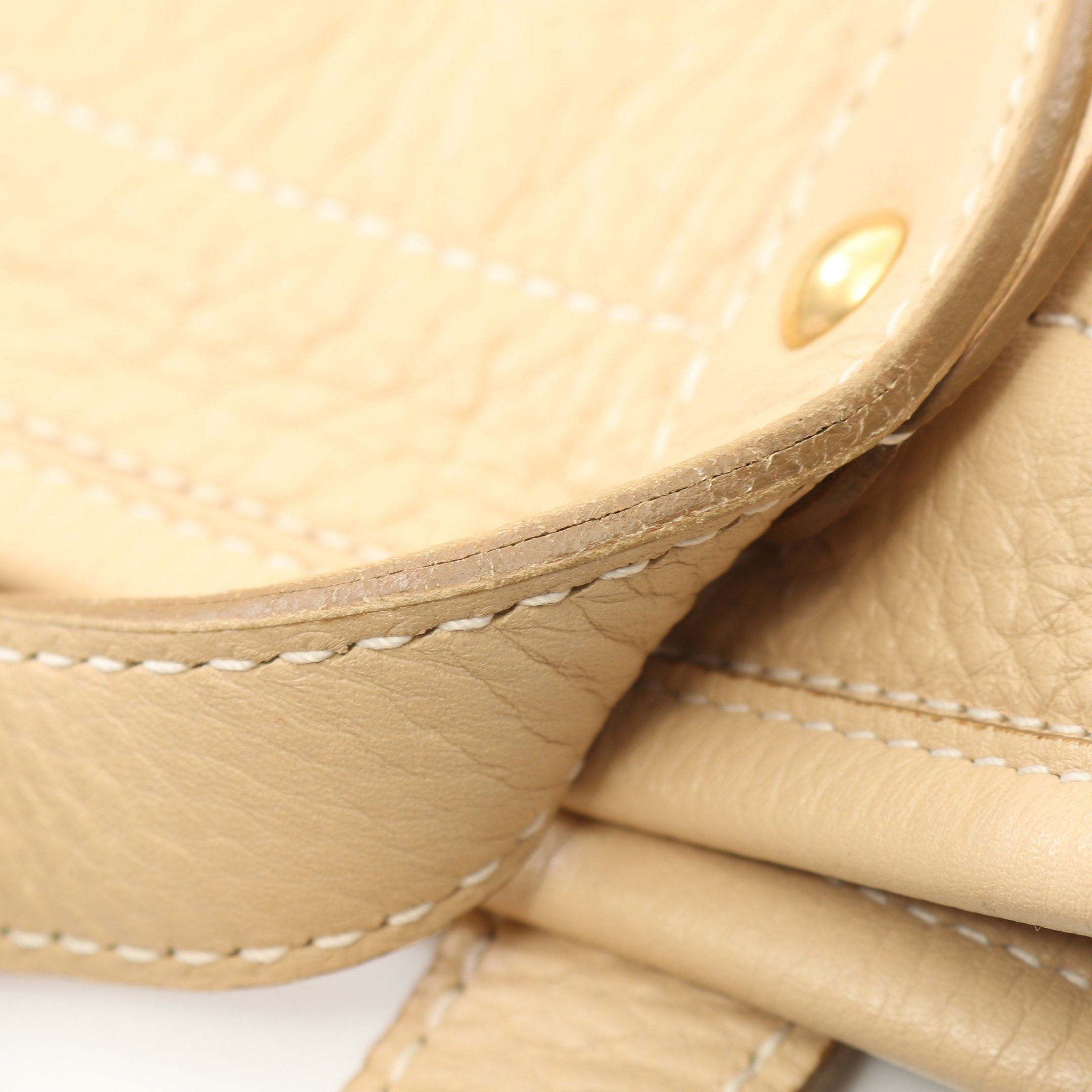 Salvatore Ferragamo Salvatore Ferragamo Shoulder Bag Tote Leather Beige Logo Size ONE SIZE - 6 Thumbnail