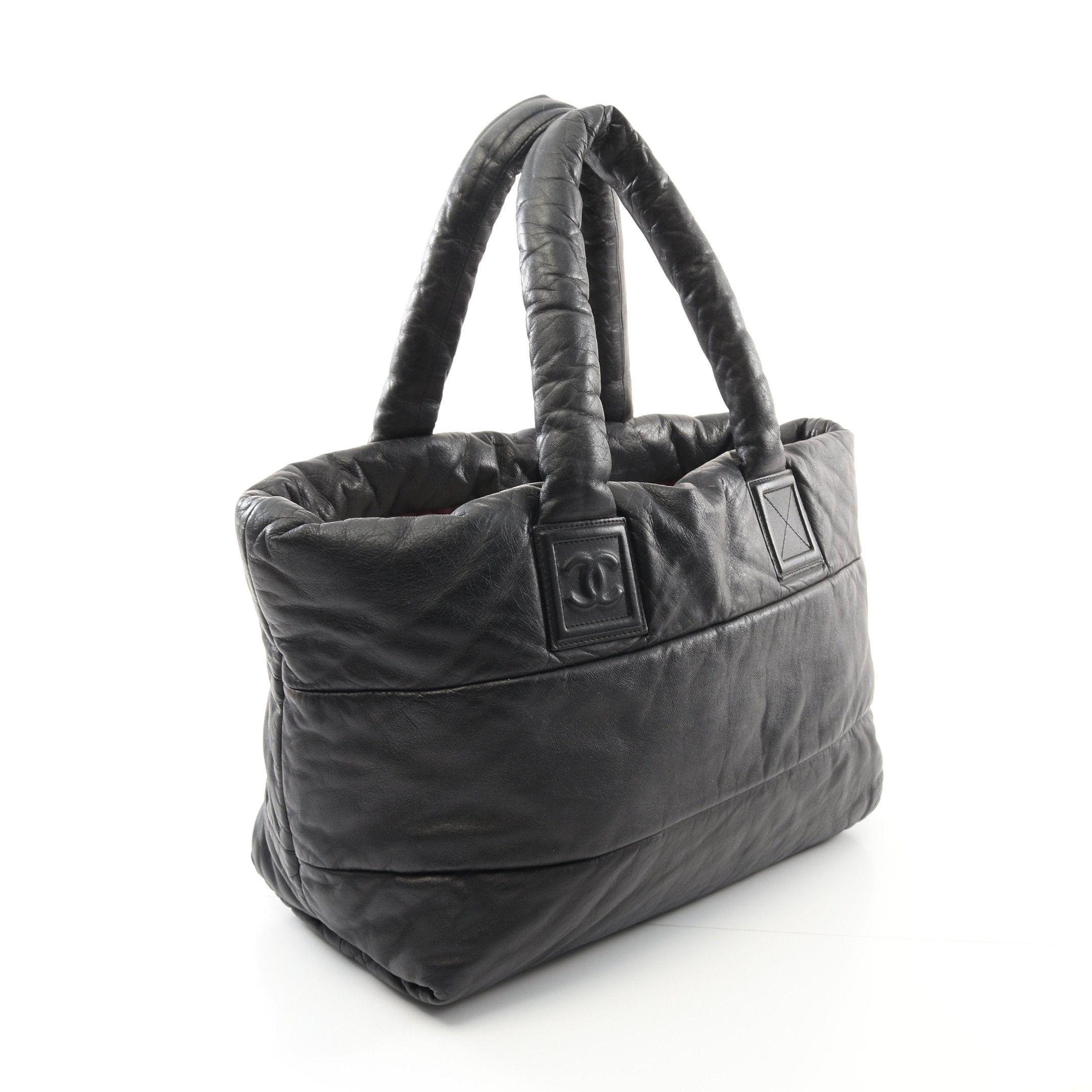 Chanel Chanel Coco Coon Handbag Tote Bag Lambskin Black Silver Hardware Reversible Size ONE SIZE - 2 Thumbnail