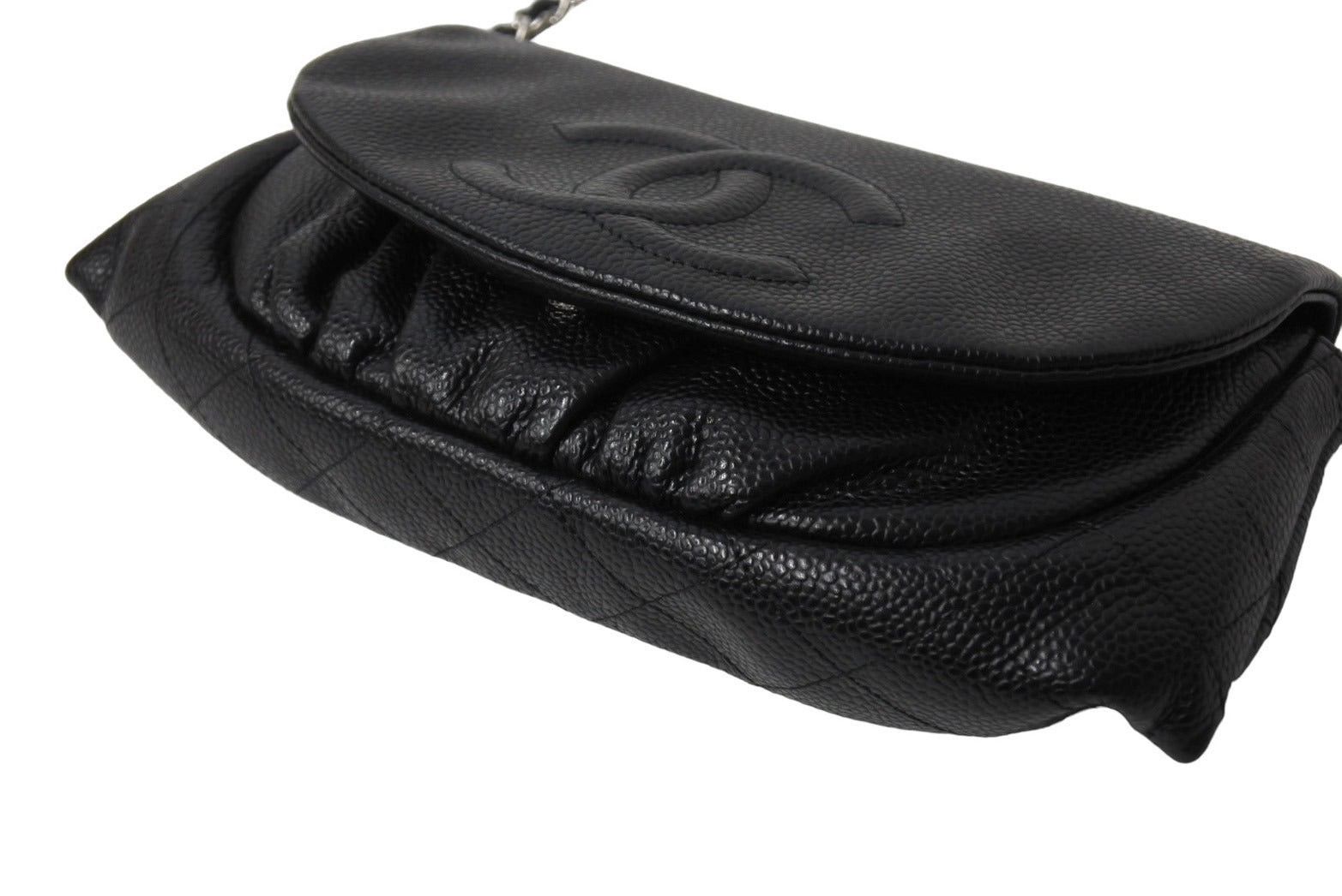 CHANEL half moon chain wallet, Coco mark, 16th series