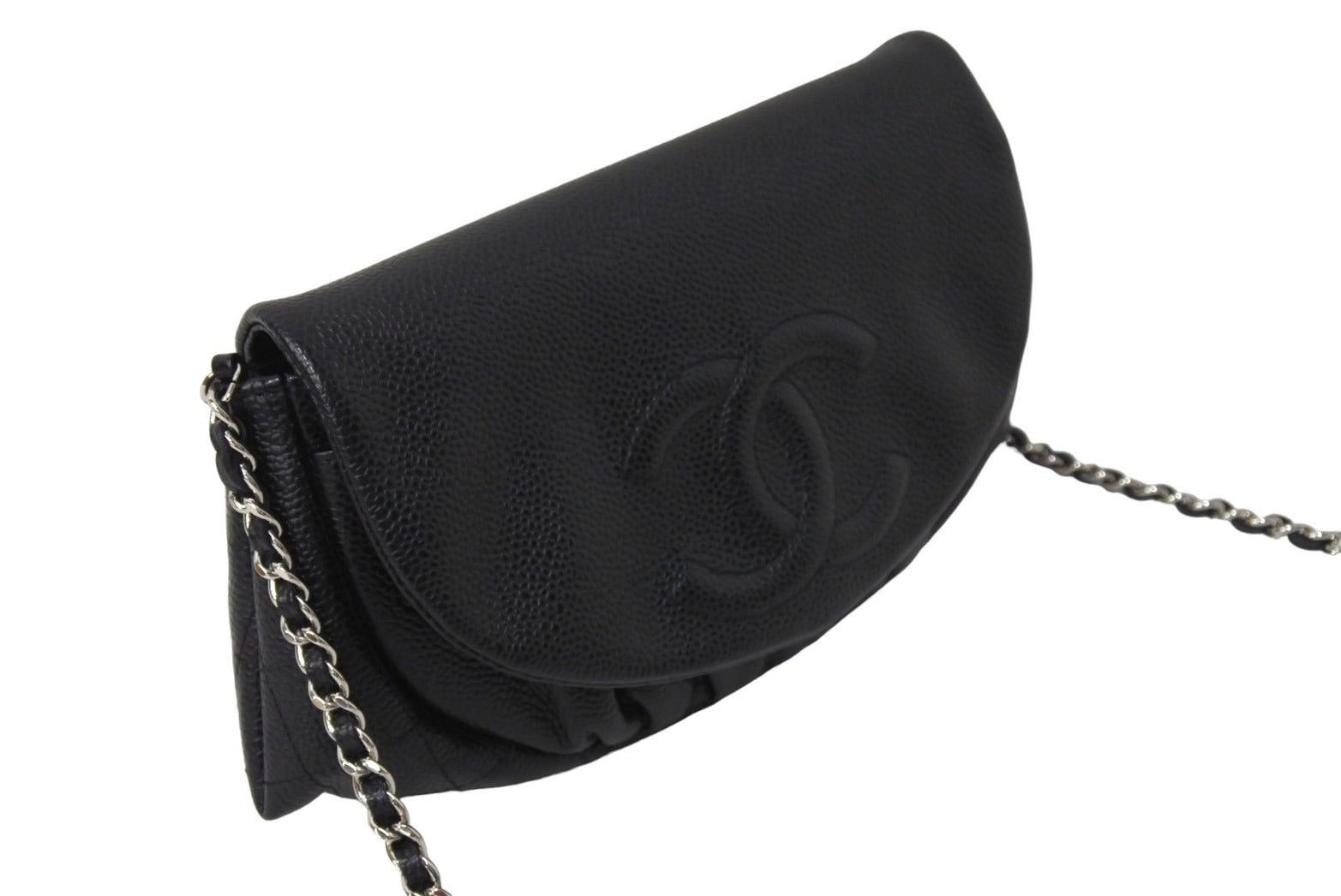 CHANEL half moon chain wallet, Coco mark, 16th series