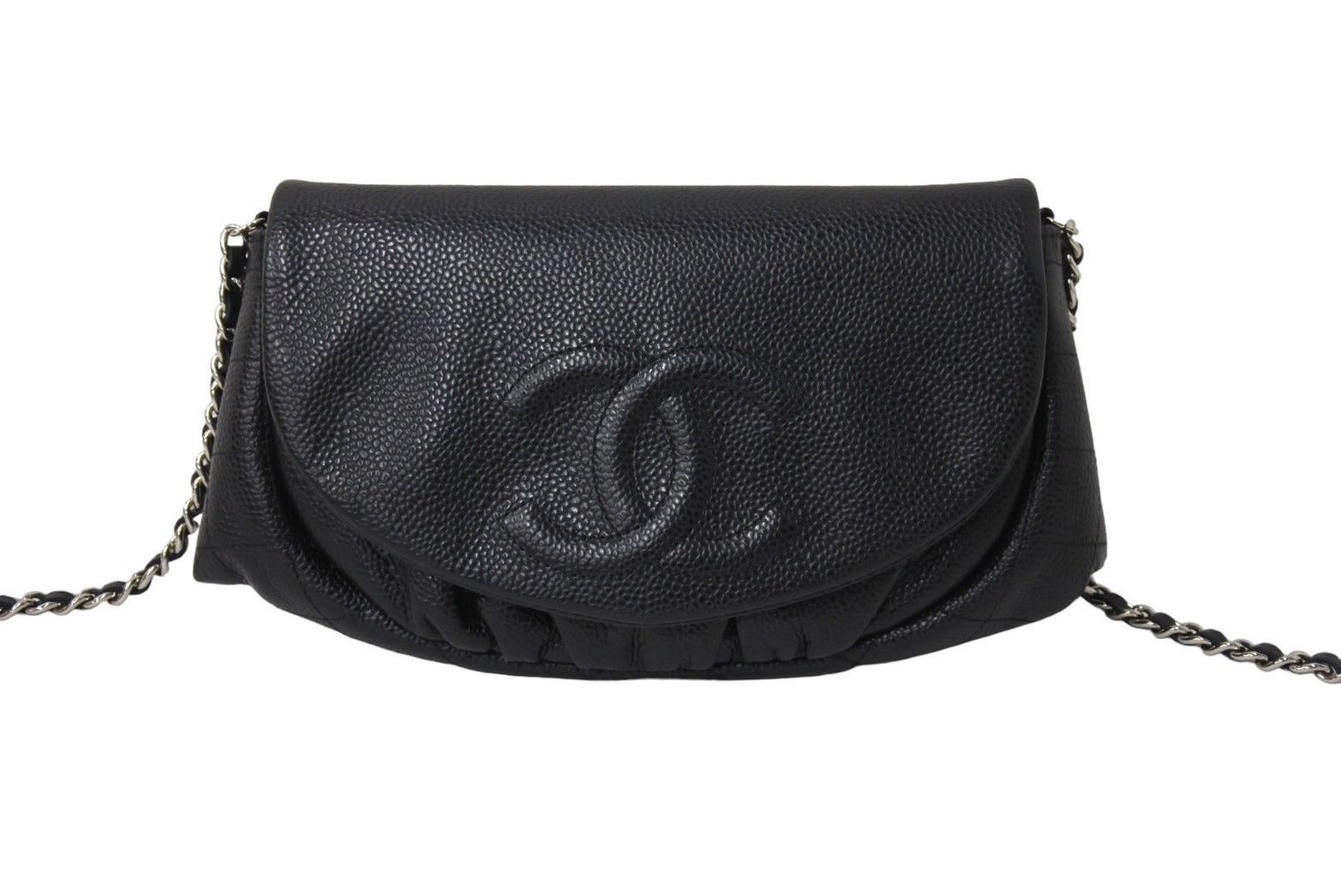 CHANEL half moon chain wallet, Coco mark, 16th series