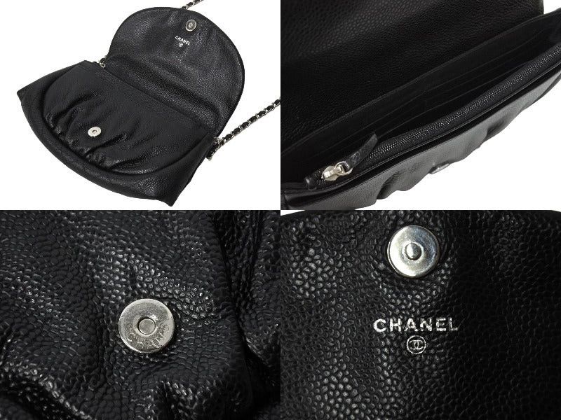 CHANEL half moon chain wallet, Coco mark, 16th series