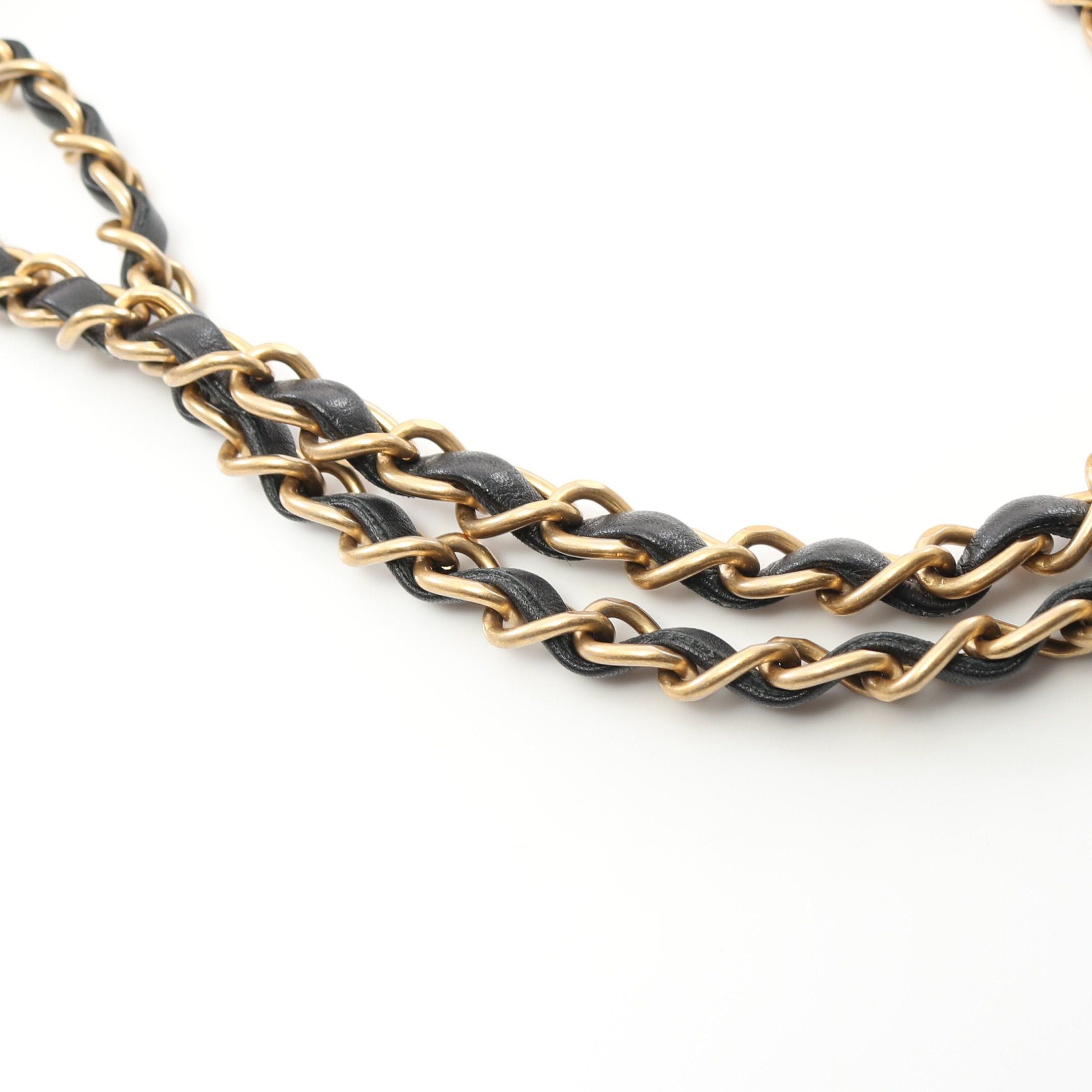 Chanel Chanel Coco Mark Chain Shoulder Bag Tote Leather Black Gold Hardware Size ONE SIZE - 8 Thumbnail