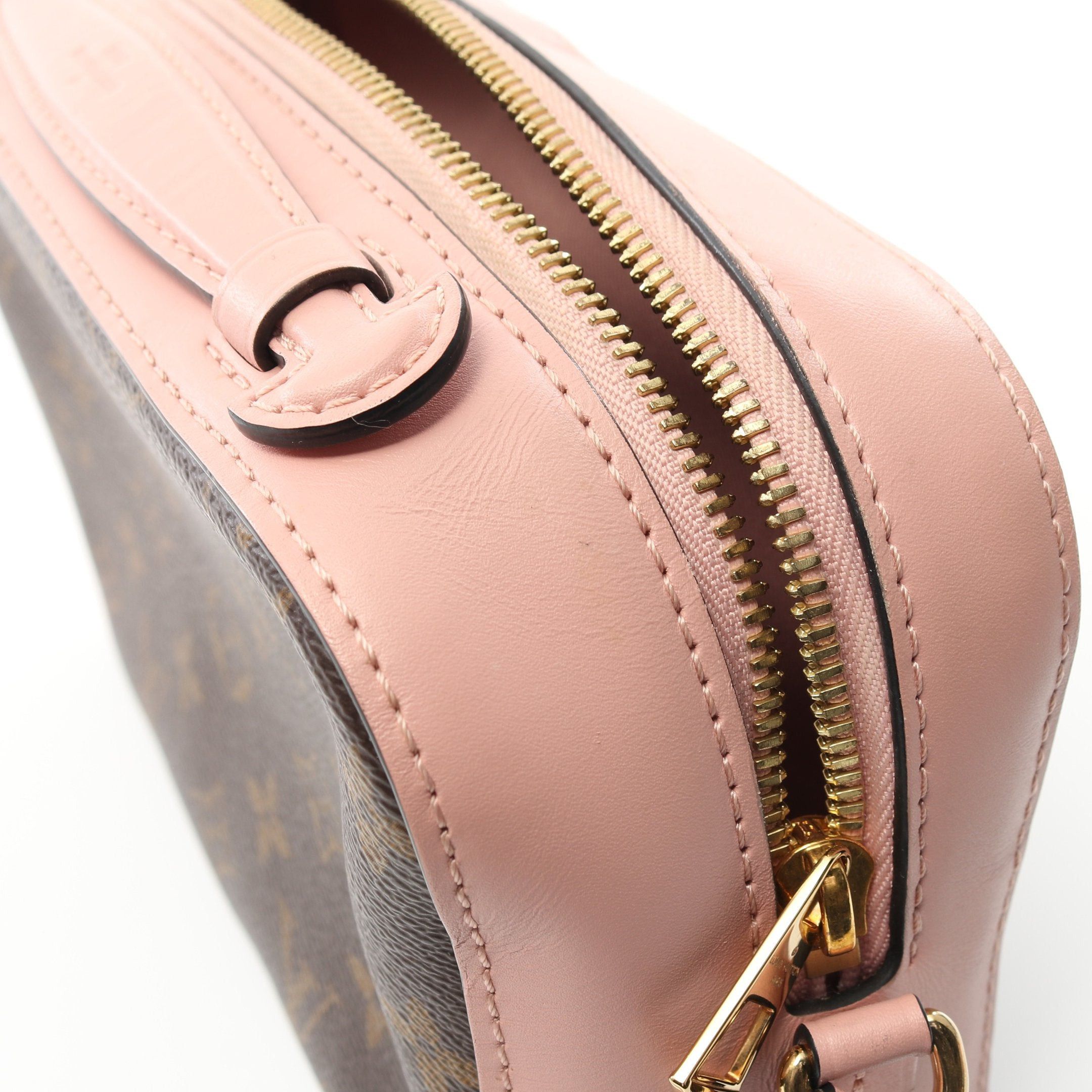 Louis Vuitton Louis Vuitton Saintonge Monogram Rose Poodle Shoulder Bag Leather Brown Pink Size ONE SIZE - 7 Thumbnail