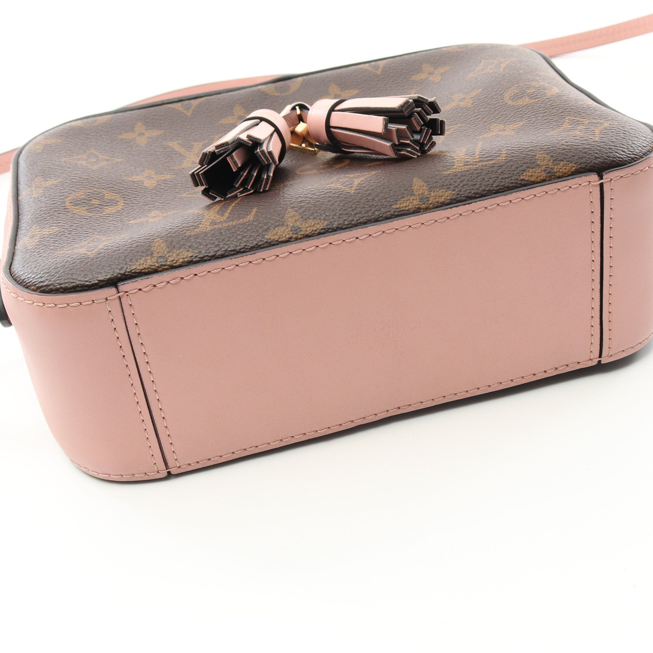 Louis Vuitton Louis Vuitton Saintonge Monogram Rose Poodle Shoulder Bag Leather Brown Pink Size ONE SIZE - 8 Thumbnail