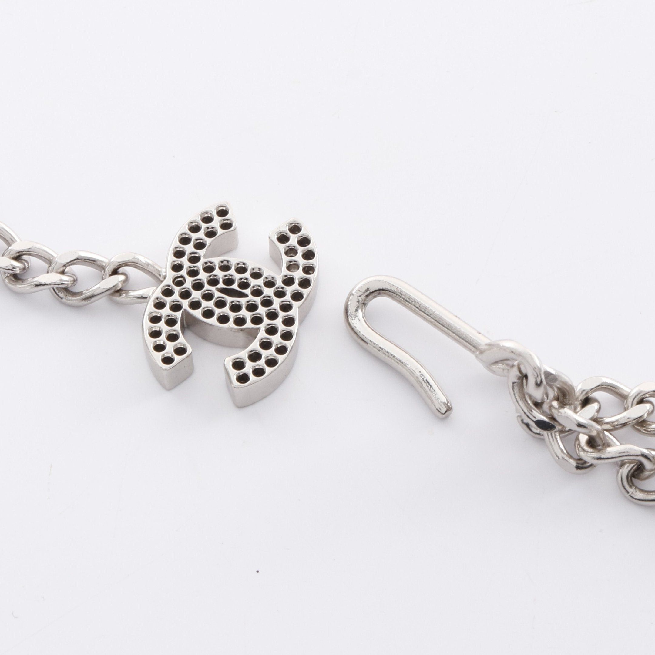 Chanel Chanel Coco Mark Chain Belt Silver 03P Size ONE SIZE - 3 Thumbnail