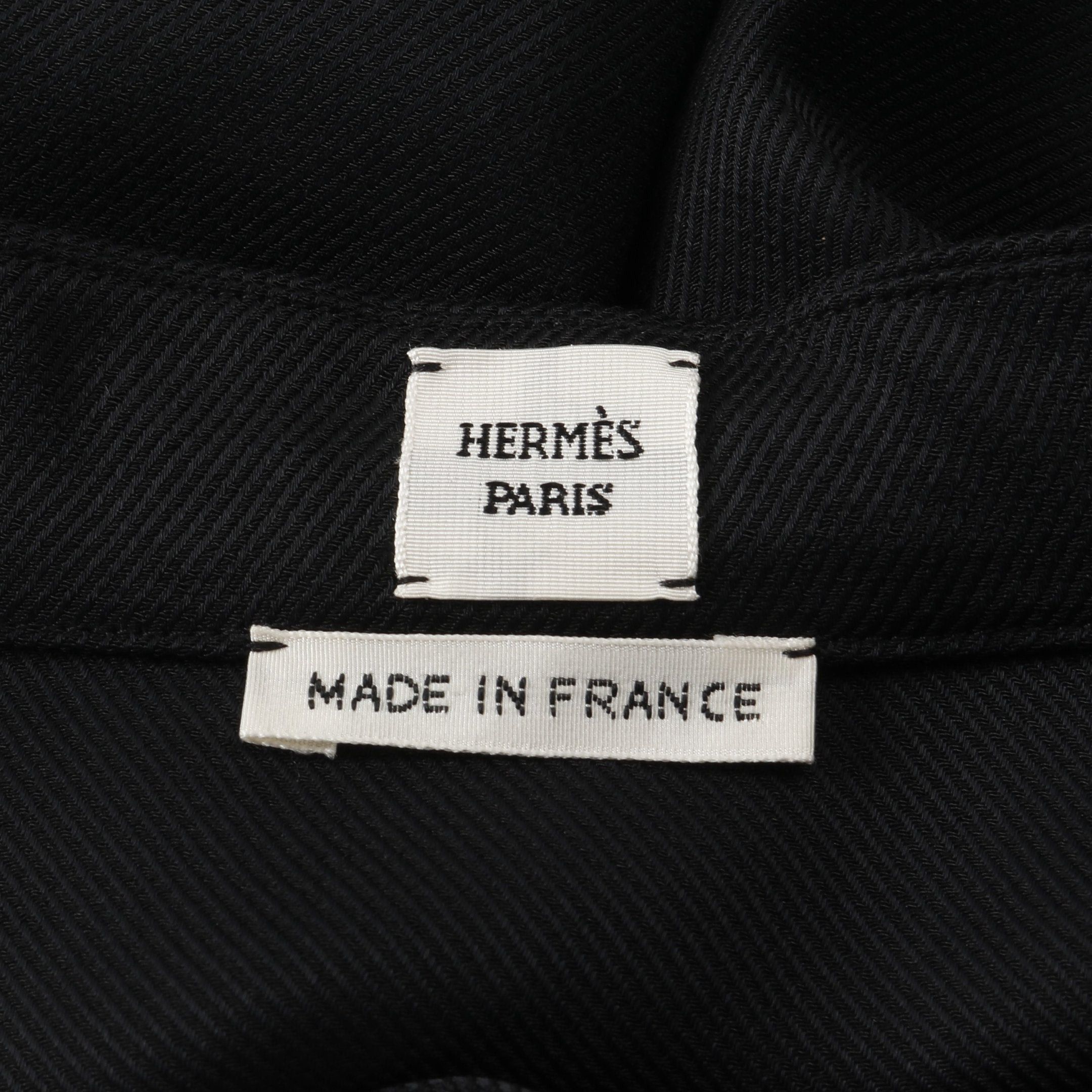 Hermes Hermes One Piece Rayon Silk Black Size ONE SIZE - 3 Thumbnail
