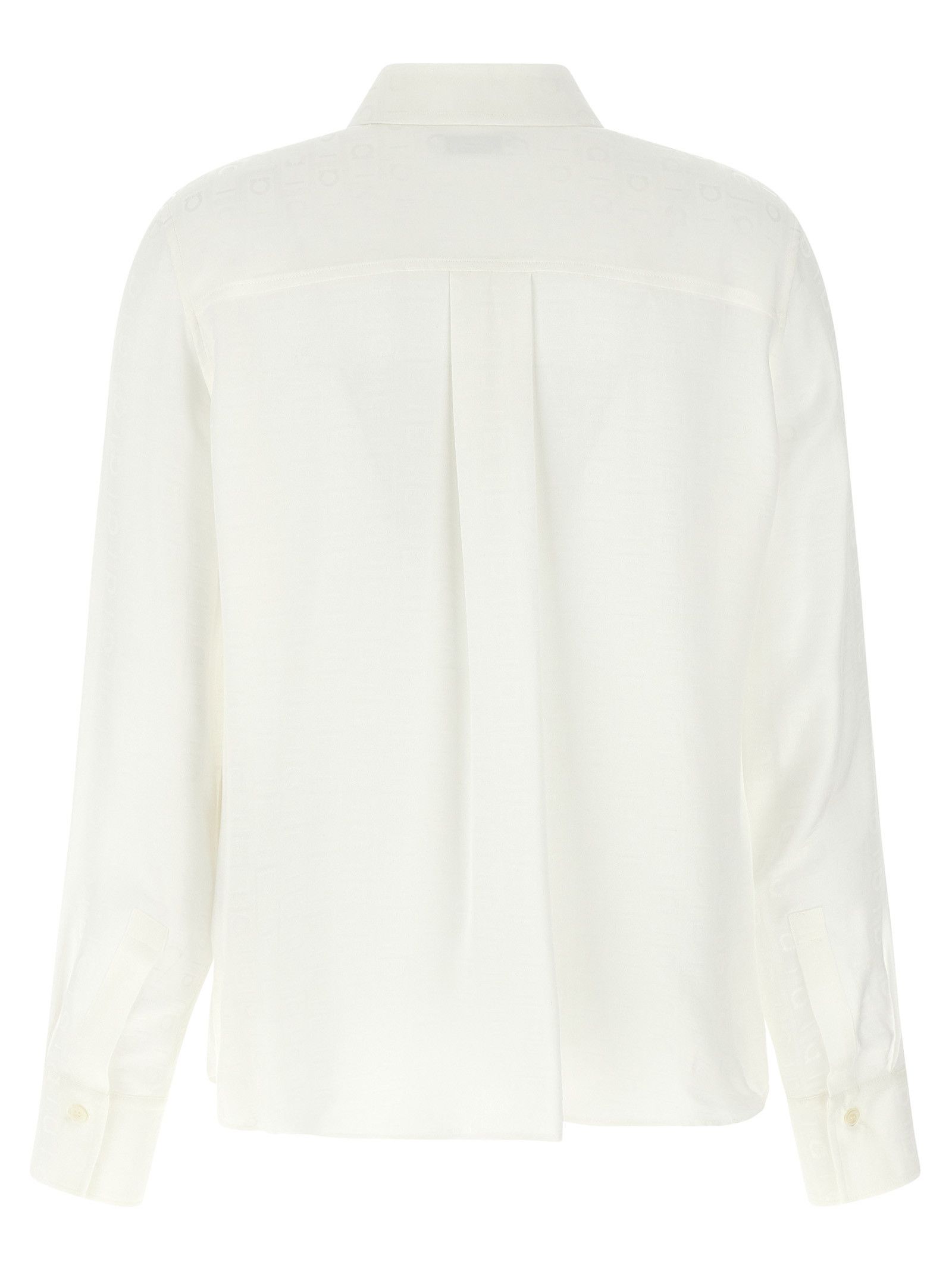 Salvatore Ferragamo Monogram Shirt Size S / US 4 / IT 40 - 2 Thumbnail
