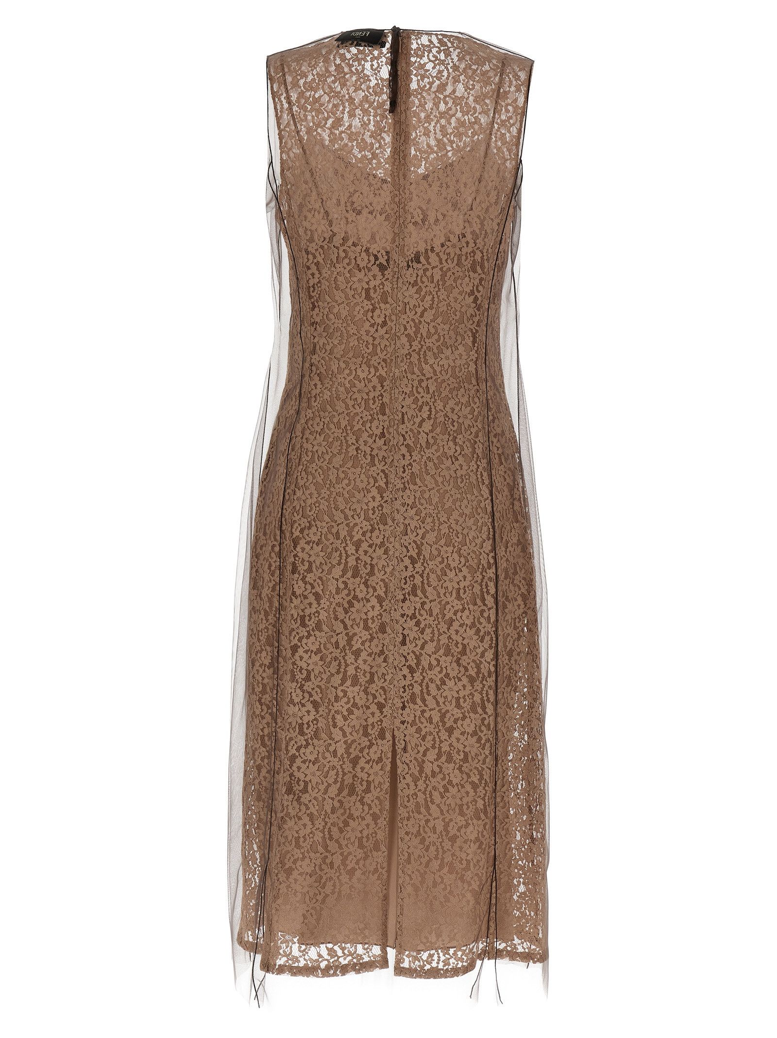 Fendi Floral Lace Dress Size XS / US 0-2 / IT 36-38 - 2 Thumbnail