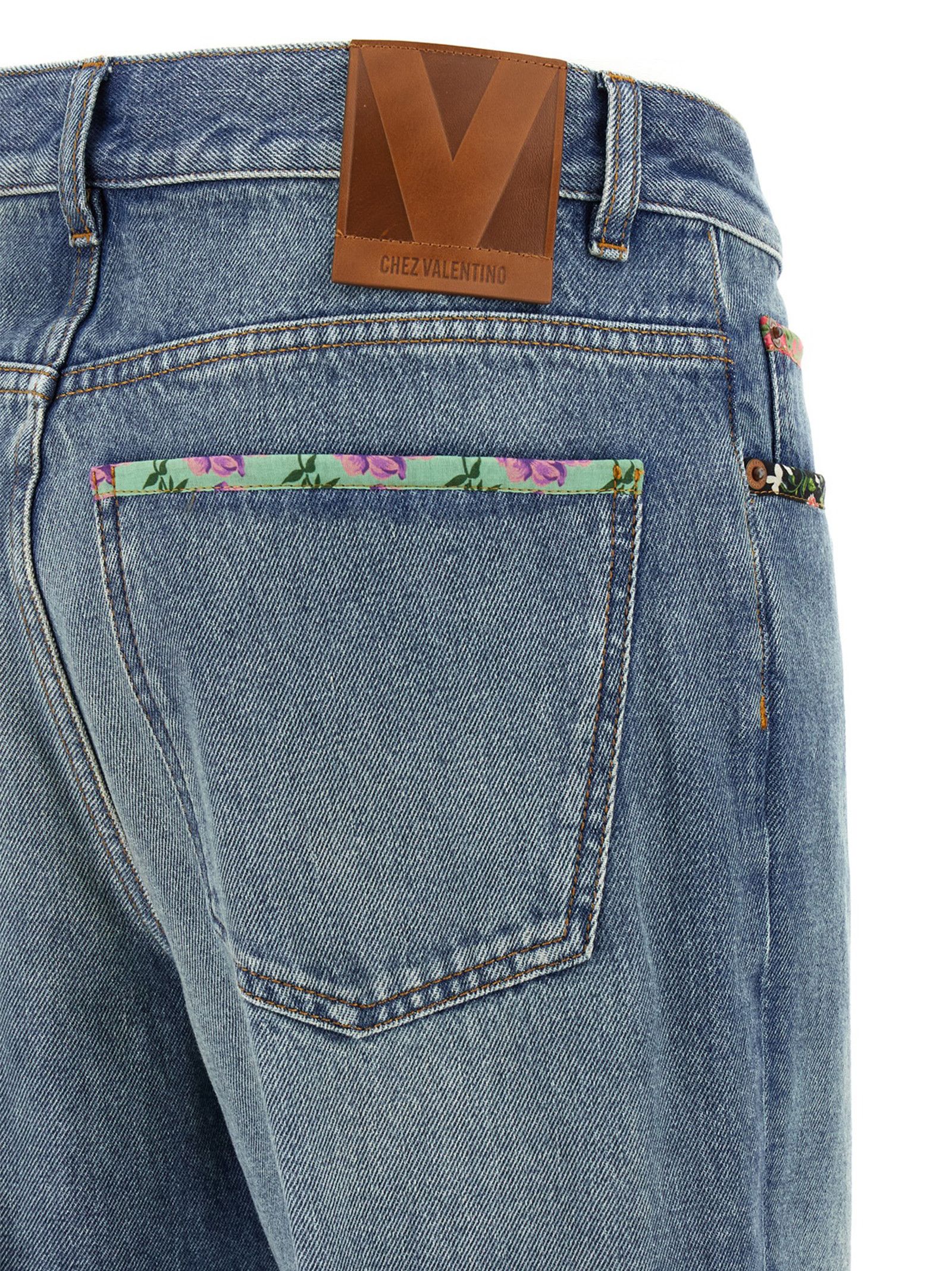 Valentino Valentino Garavani Floral Jeans Size 28" / US 6 / IT 42 - 4 Thumbnail