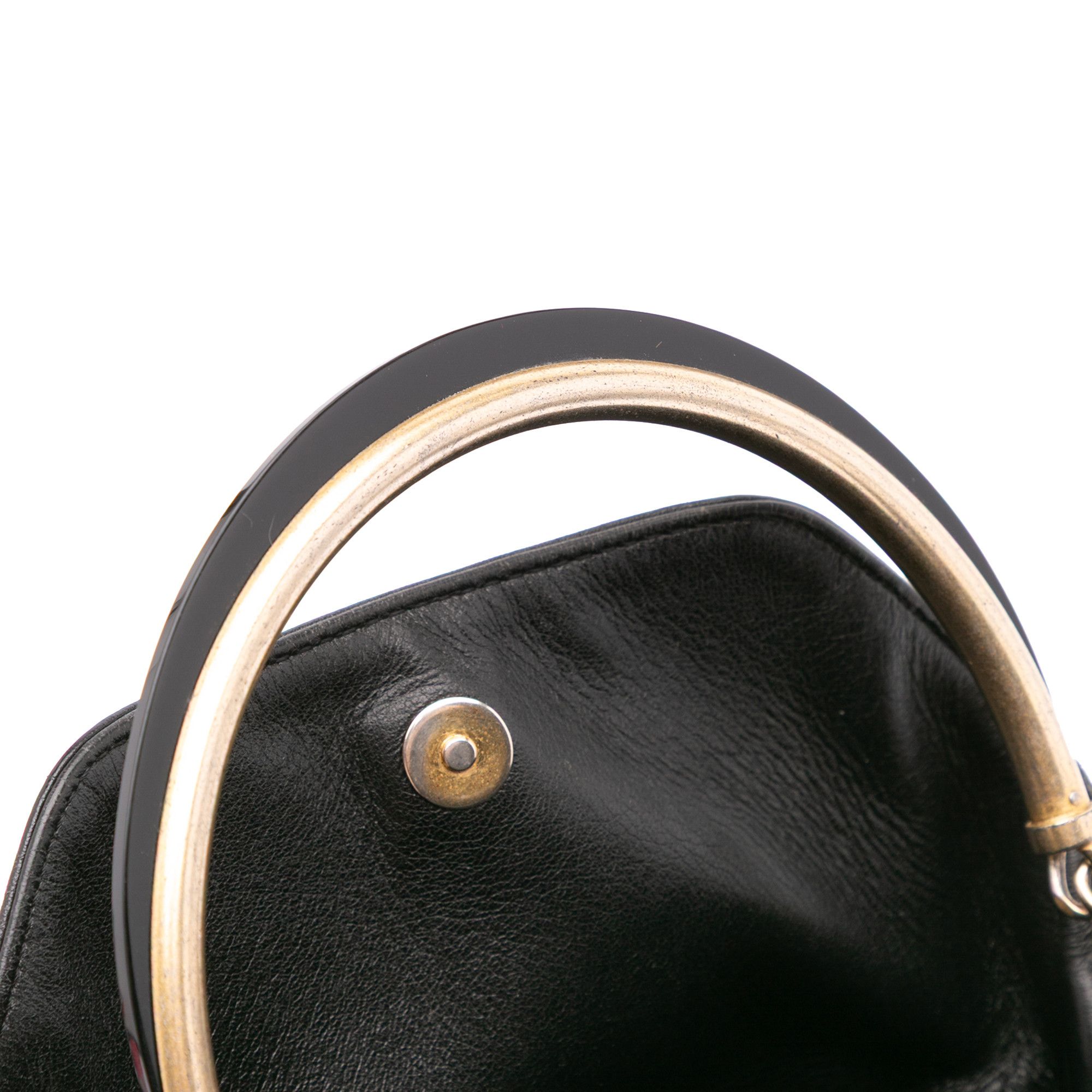 Chanel Chanel Quilted Chevron Lambskin Handle with Chic Bucket Bag Size ONE SIZE - 9 Thumbnail