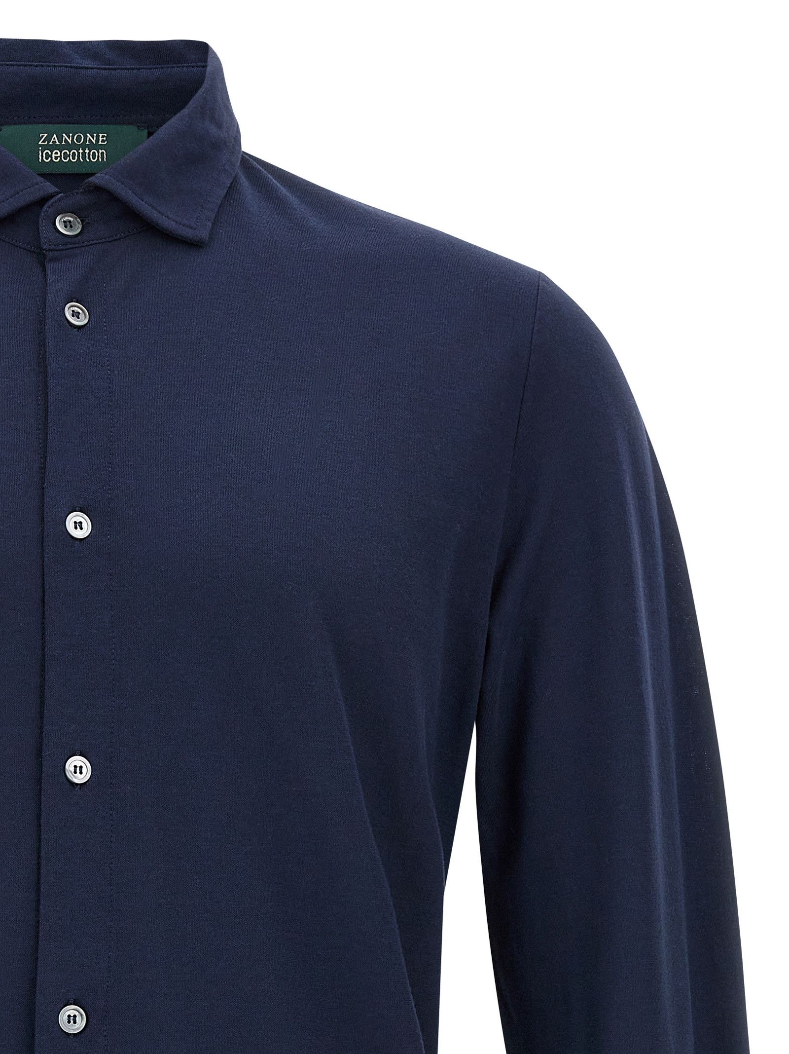 Zanone Ice Cotton Shirt Size US XL / EU 56 / 4 - 3 Thumbnail
