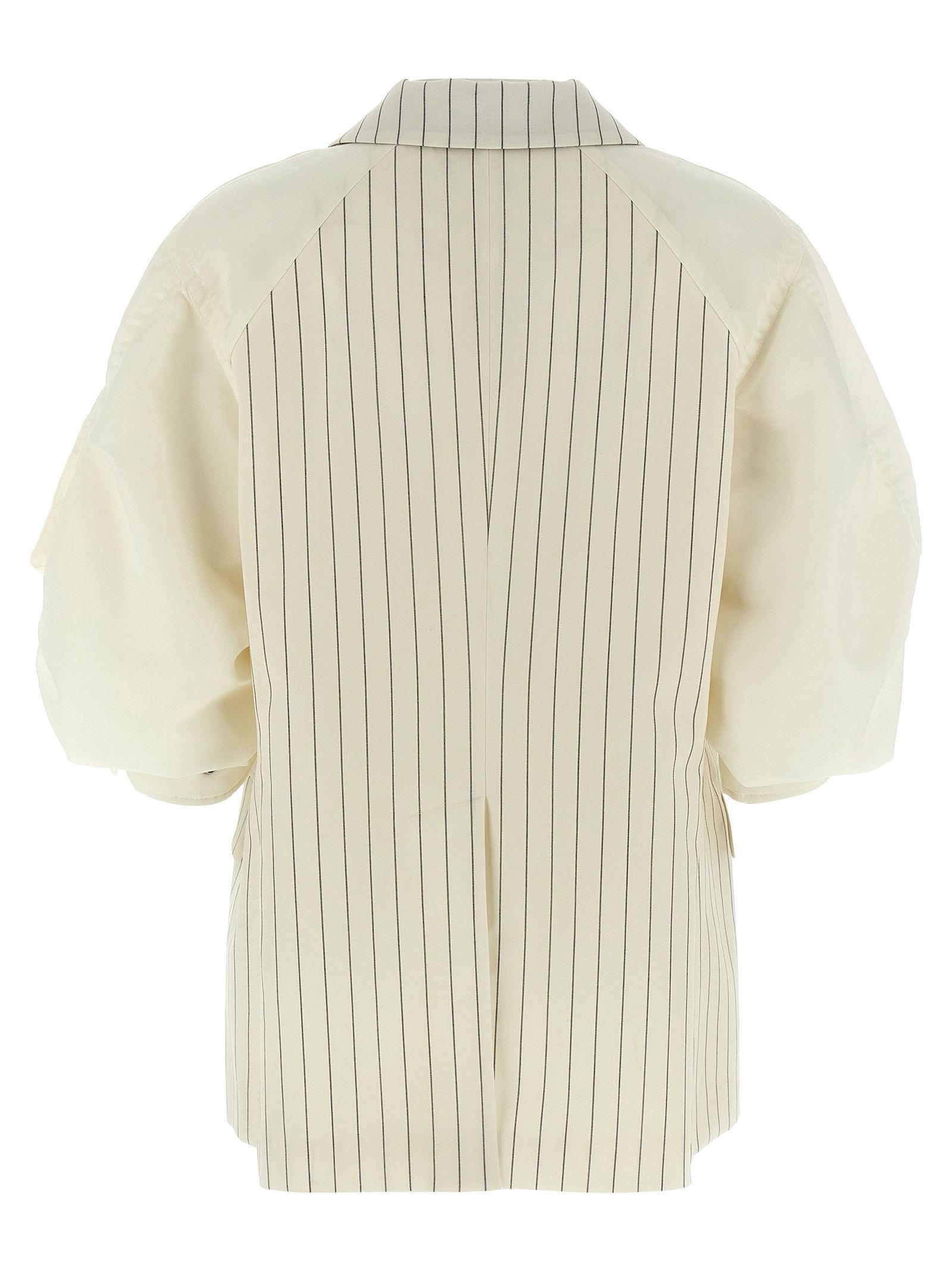 Sacai Pinstripe Blazer Size S / US 4 / IT 40 - 2 Thumbnail