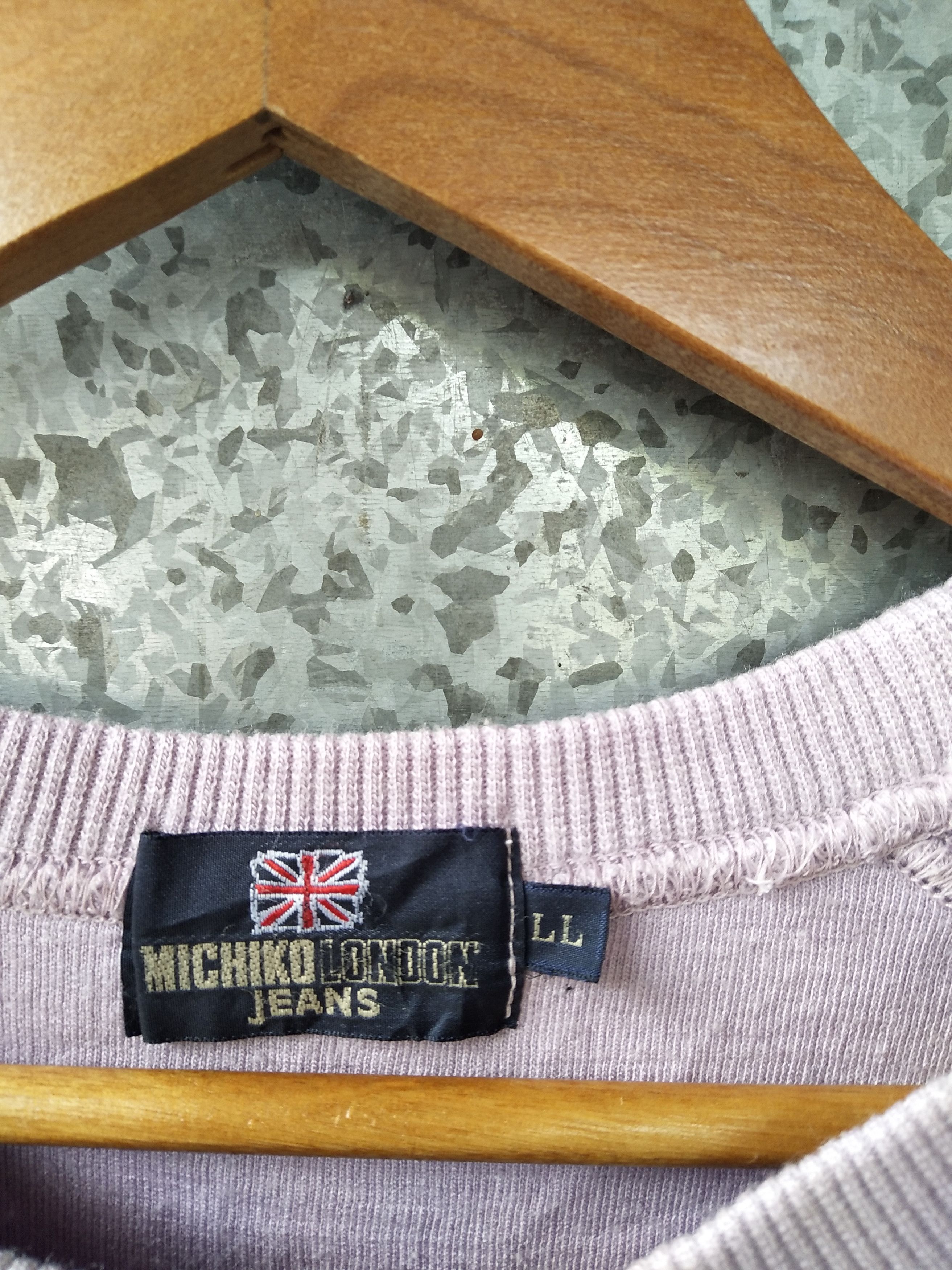 Michiko Koshino London 🔥Vtg 90s Vintage Michiko London Jeans sweatshirt spell out Size US M / EU 48-50 / 2 - 4 Thumbnail