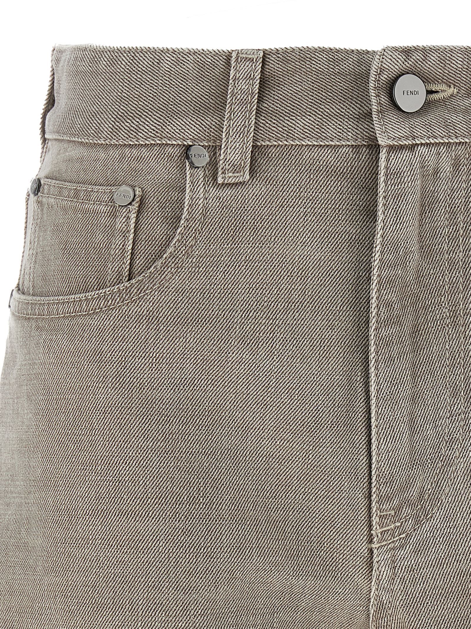 Fendi 'Fendi Stamp 1925' Shorts Size 27" / US 4 / IT 40 - 3 Thumbnail
