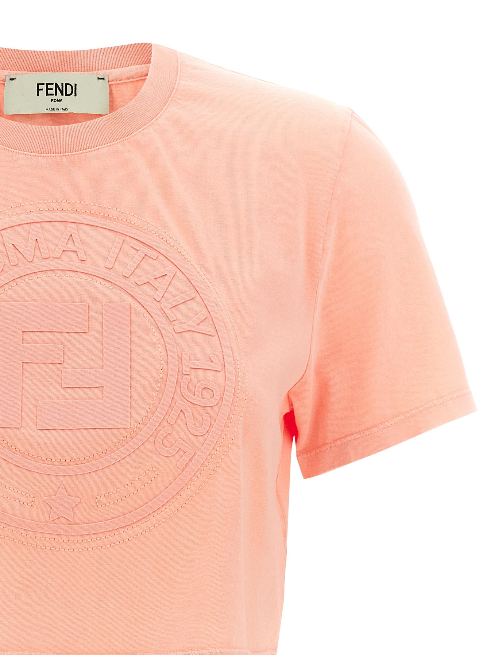 Fendi 3D 'Fendi Roma' T-Shirt Size XS / US 0-2 / IT 36-38 - 3 Thumbnail