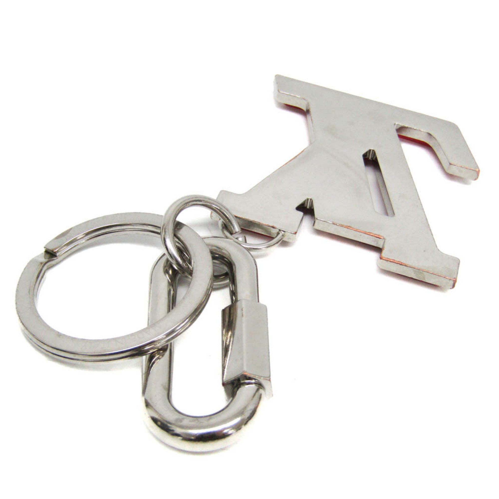 Louis Vuitton Louis Vuitton LV Soft Key Ring M67775 Keyring (Orange,Silver) Size ONE SIZE - 2 Thumbnail