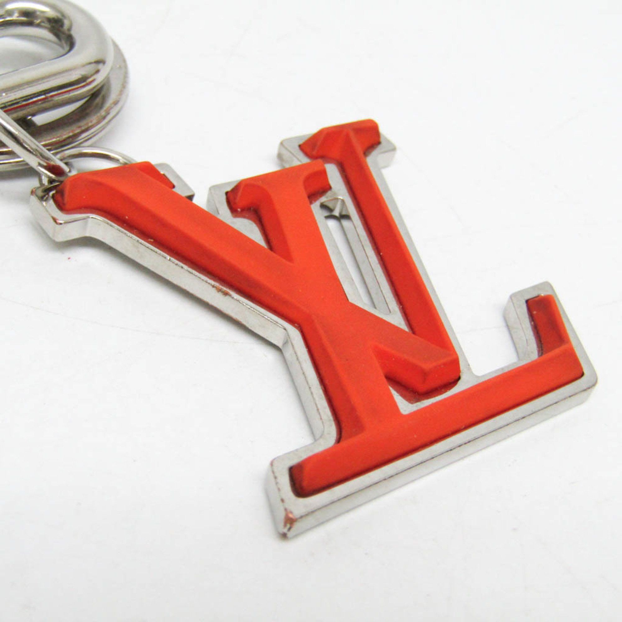 Louis Vuitton Louis Vuitton LV Soft Key Ring M67775 Keyring (Orange,Silver) Size ONE SIZE - 3 Thumbnail